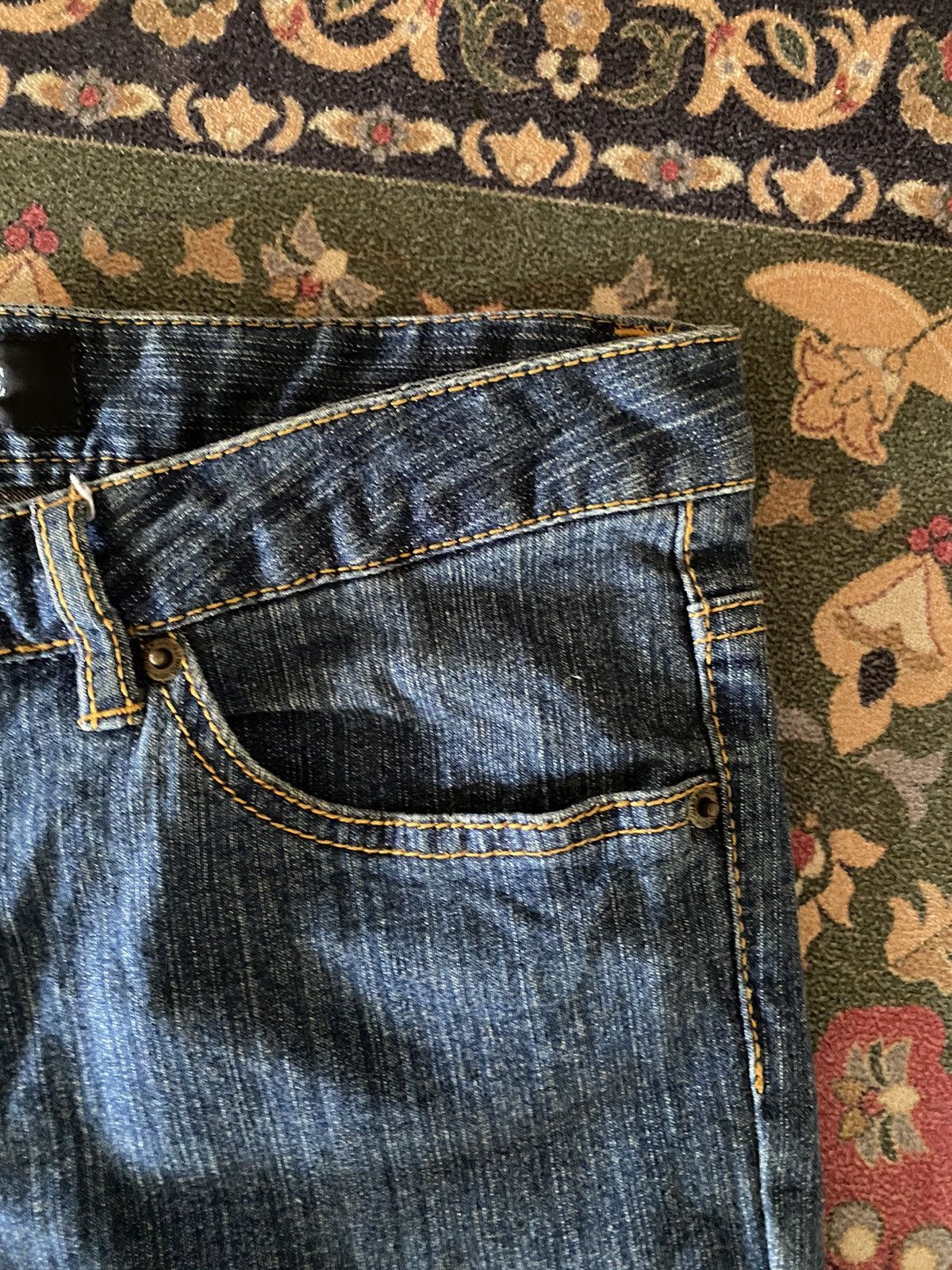 Hysteric Glamour Japanese Brand FAZBEE Super Flare Style Denim Size US 29 - 3 Thumbnail