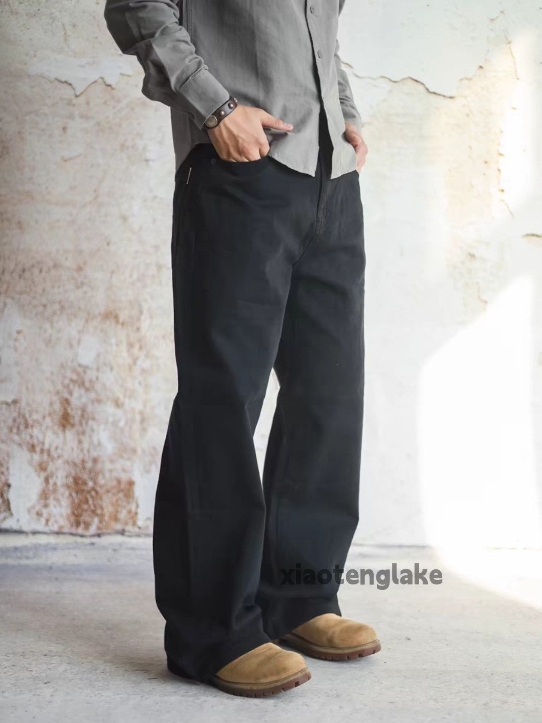 Designer × Jean × Vintage utility skate hiphop bootcut flared cleanfit yuppie pants Size US 32 / EU 48 - 3 Thumbnail