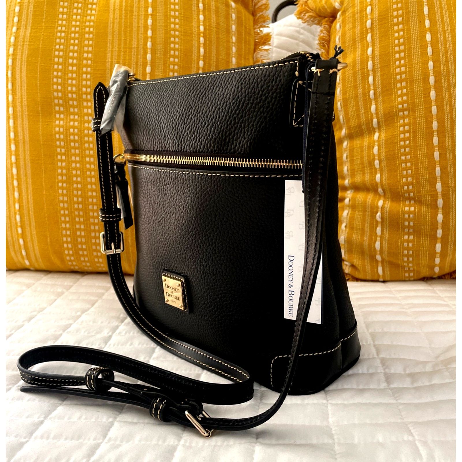 Dooney & Bourke Dooney & Bourke Pebble Grain Small Tassel Crossbody Dust Bag Size ONE SIZE - 3 Thumbnail