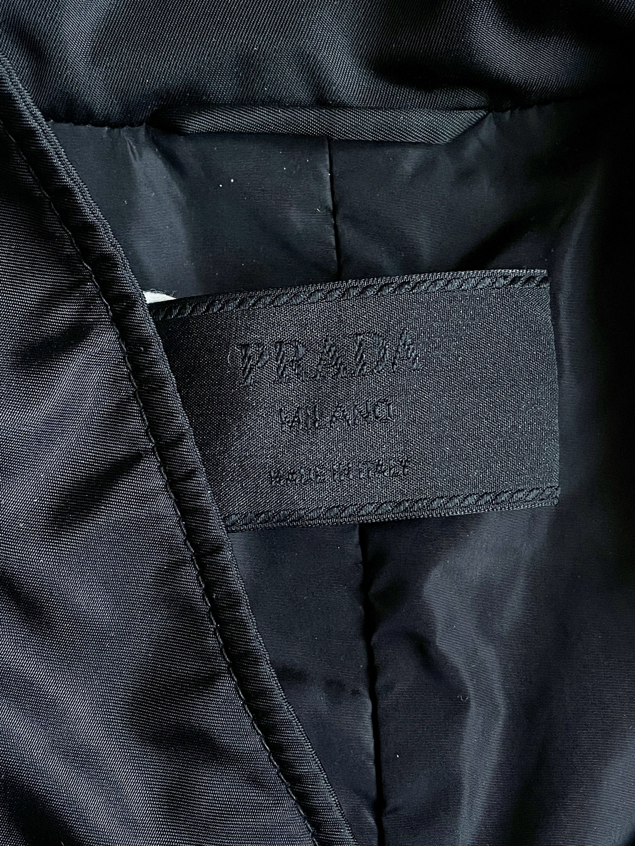 Prada Prada FW 1999/2000 Nylon K-Way Raincoat Size L / US 10 / IT 46 - 9 Thumbnail