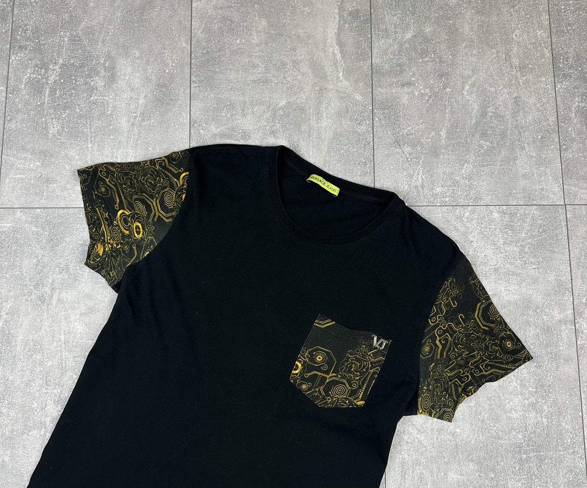 Versace Versace Jeans Luxury T-Shit Multi-Printed Sleeves Size US S / EU 44-46 / 1 - 3 Thumbnail
