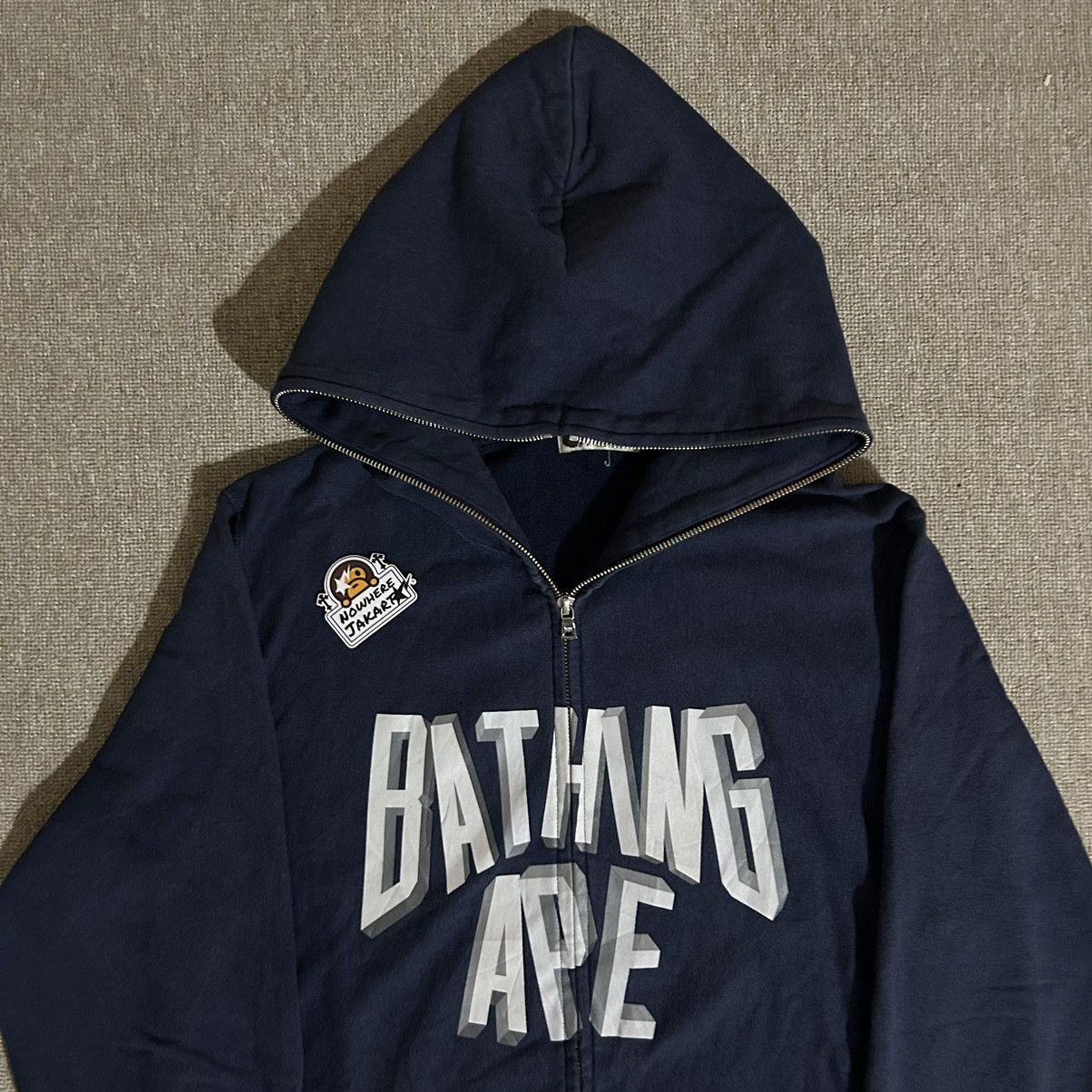 Bape 3D NYC Logo Full Zip Hoodie Size US XL / EU 56 / 4 - 2 Thumbnail