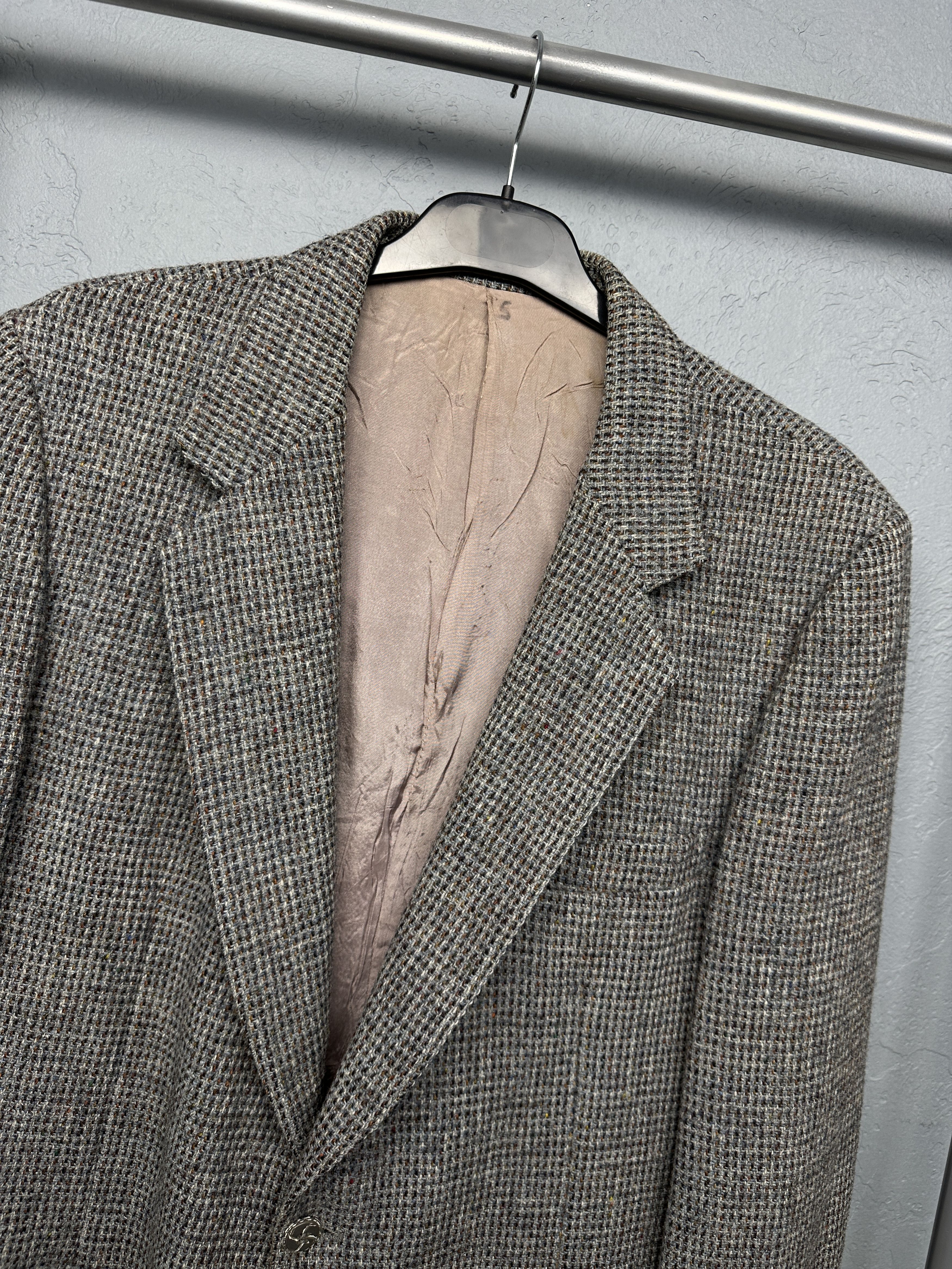 Harris Tweed Harris Tweed Vintage Mens Wool Blazer Jacket Two Buttons Size US L / EU 52-54 / 3 - 2 Thumbnail