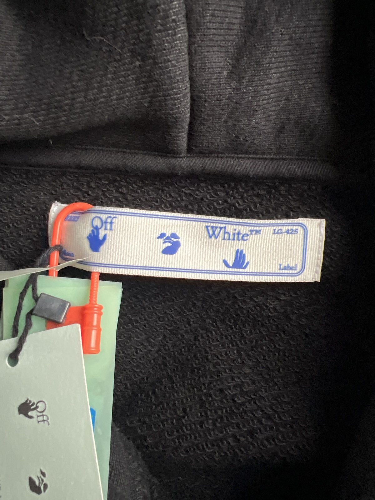 Off-White OFF-WHITE Swimming Man Logo Hoodie Size US XXL / EU 58 / 5 - 14 Thumbnail