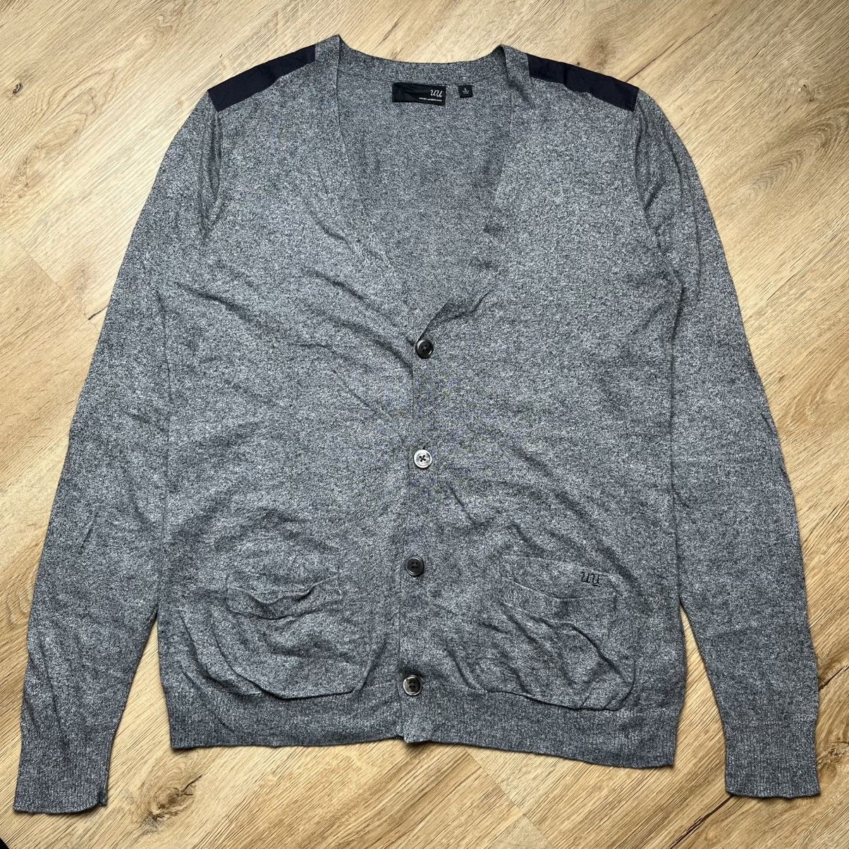 Undercover × Uniqlo Rare Undercover x uniqlo elbow patch cardigan knitwear Size US L / EU 52-54 / 3 - 1 Thumbnail