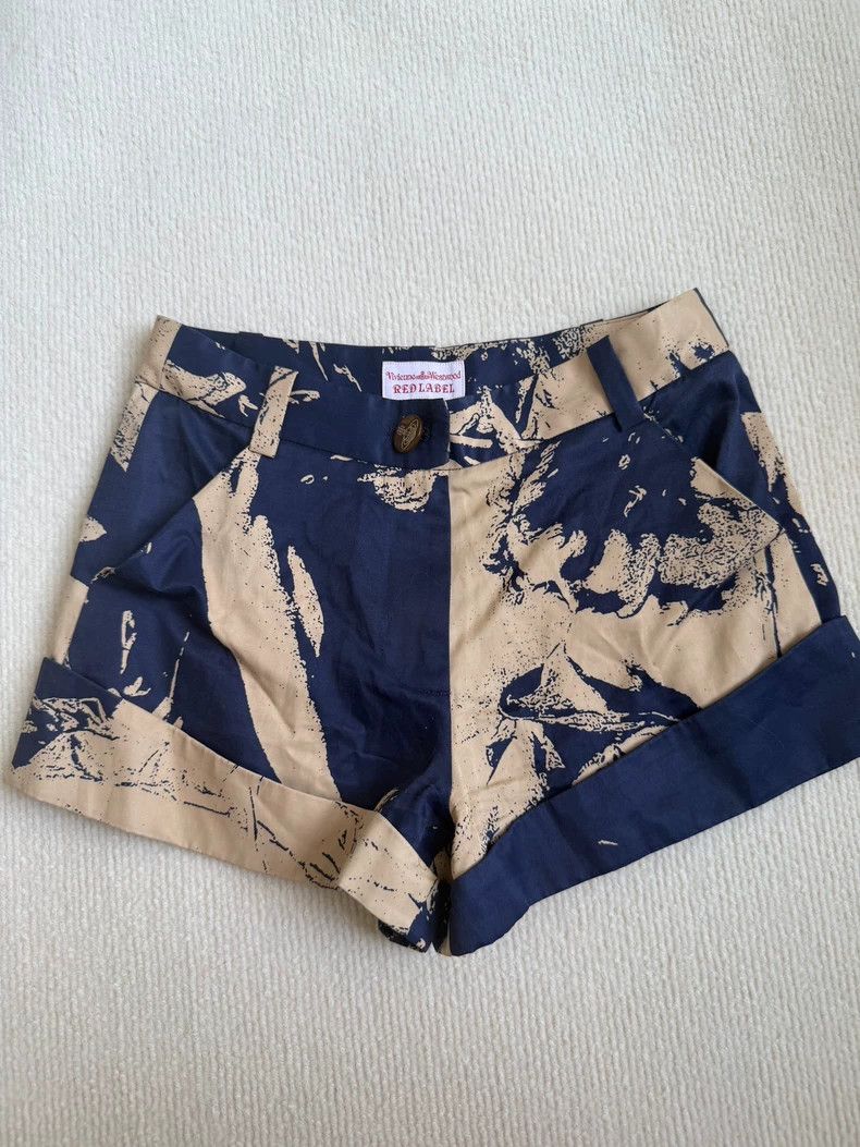 Vivienne Westwood Vivienne Westwood size1 Old Chinese oil printed shorts Size 26" / US 2 / IT 38 - 1 Thumbnail