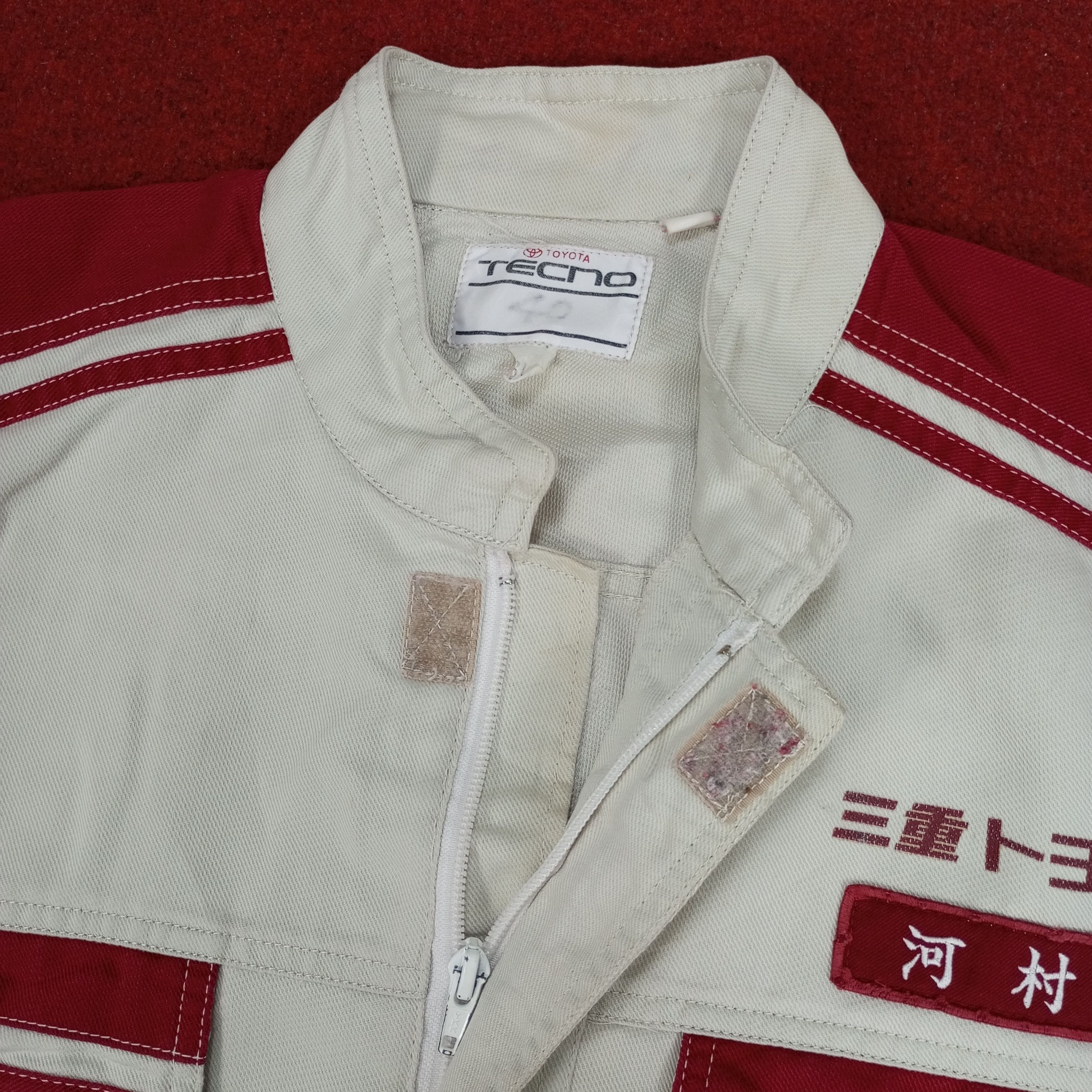 Japanese Brand × Vintage Toyota Tecno Japanese Motorsports Coverall Jacket Size US M / EU 48-50 / 2 - 10 Thumbnail