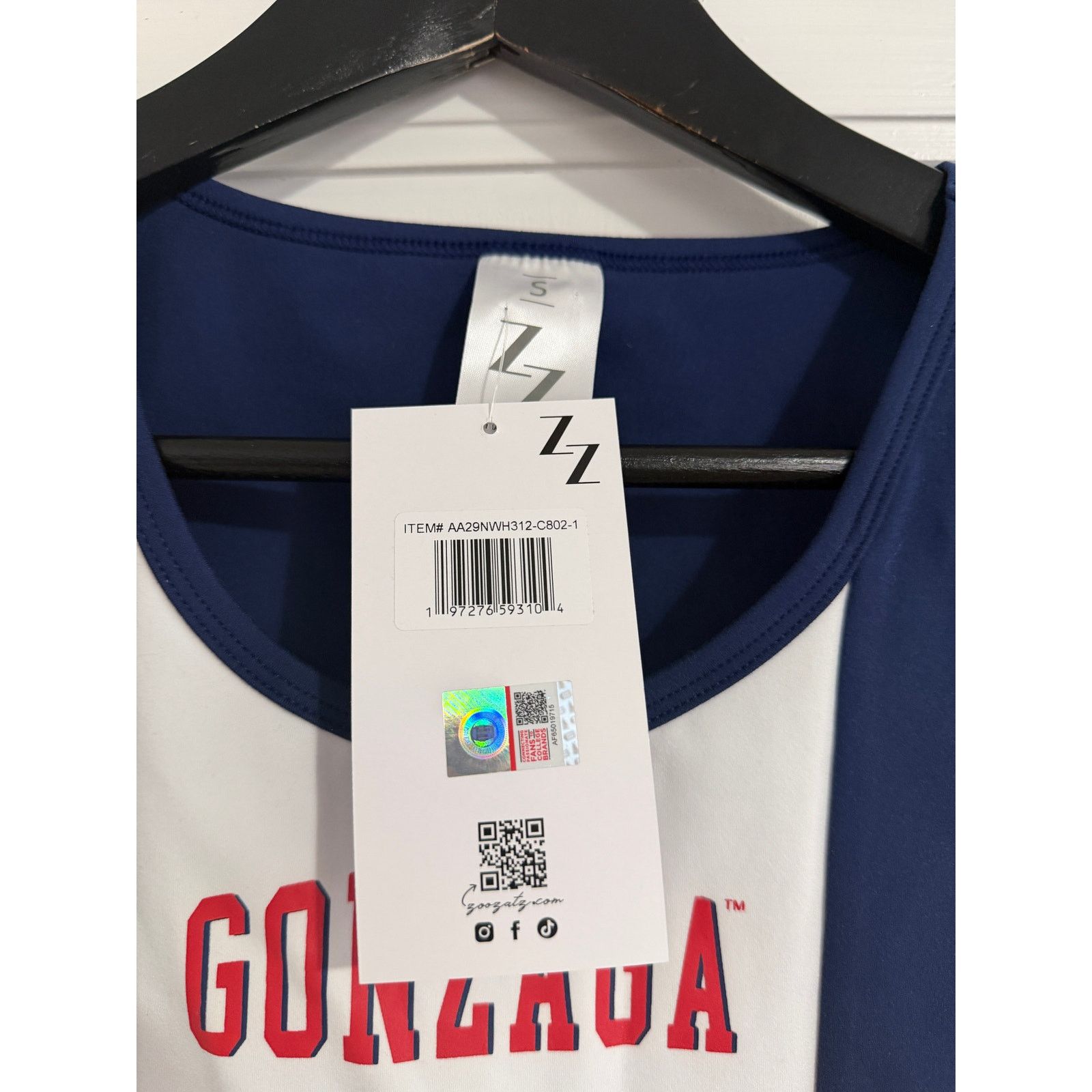 NCAA NWT Gonzaga Bulldogs Cropped Tank Top Size S Size S / US 4 / IT 40 - 4 Thumbnail
