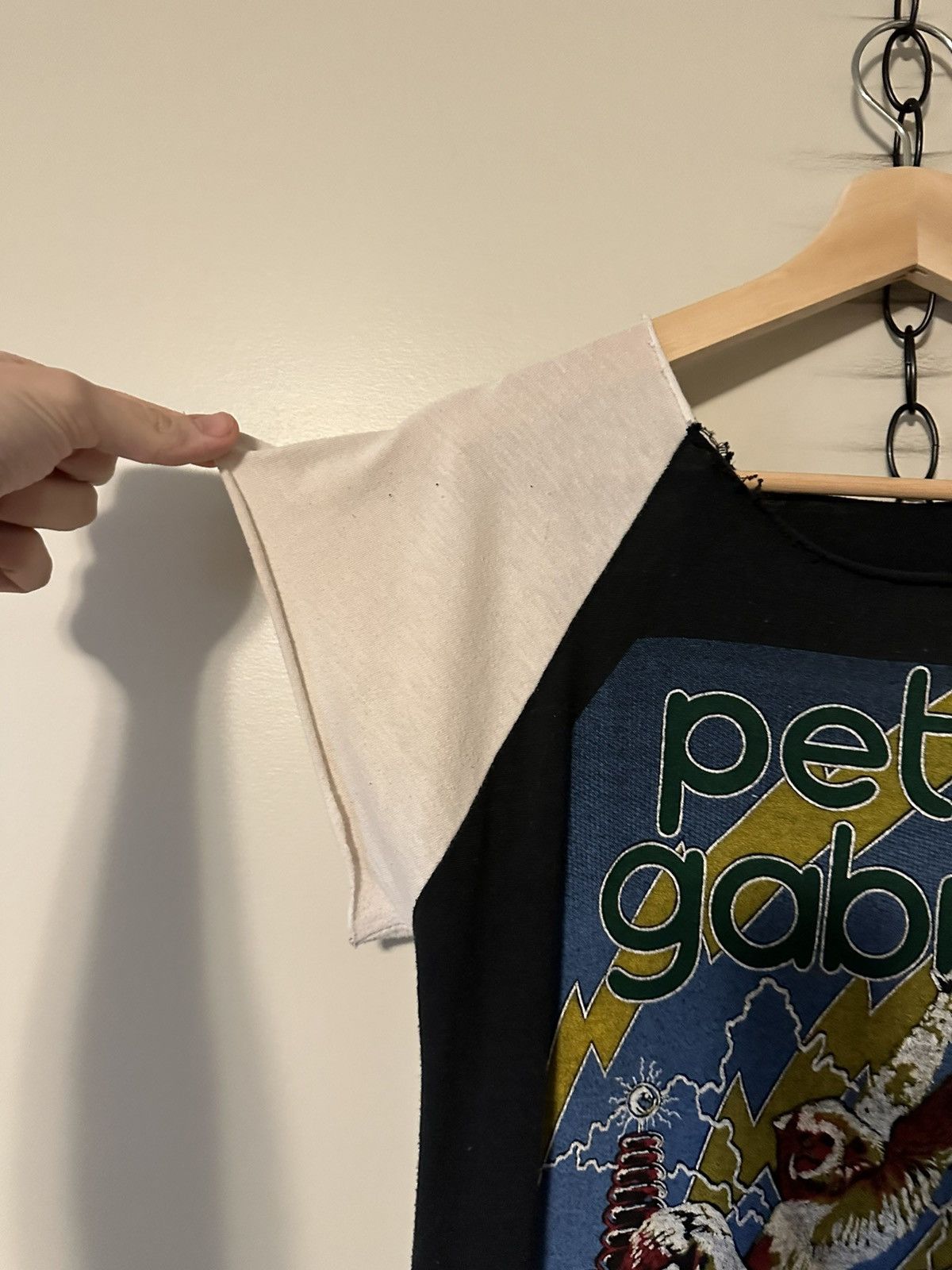 Band Tees × Vintage Vintage 1982 Peter Gabriel Shock The Monkey Concert T-shirt Size US S / EU 44-46 / 1 - 7 Thumbnail