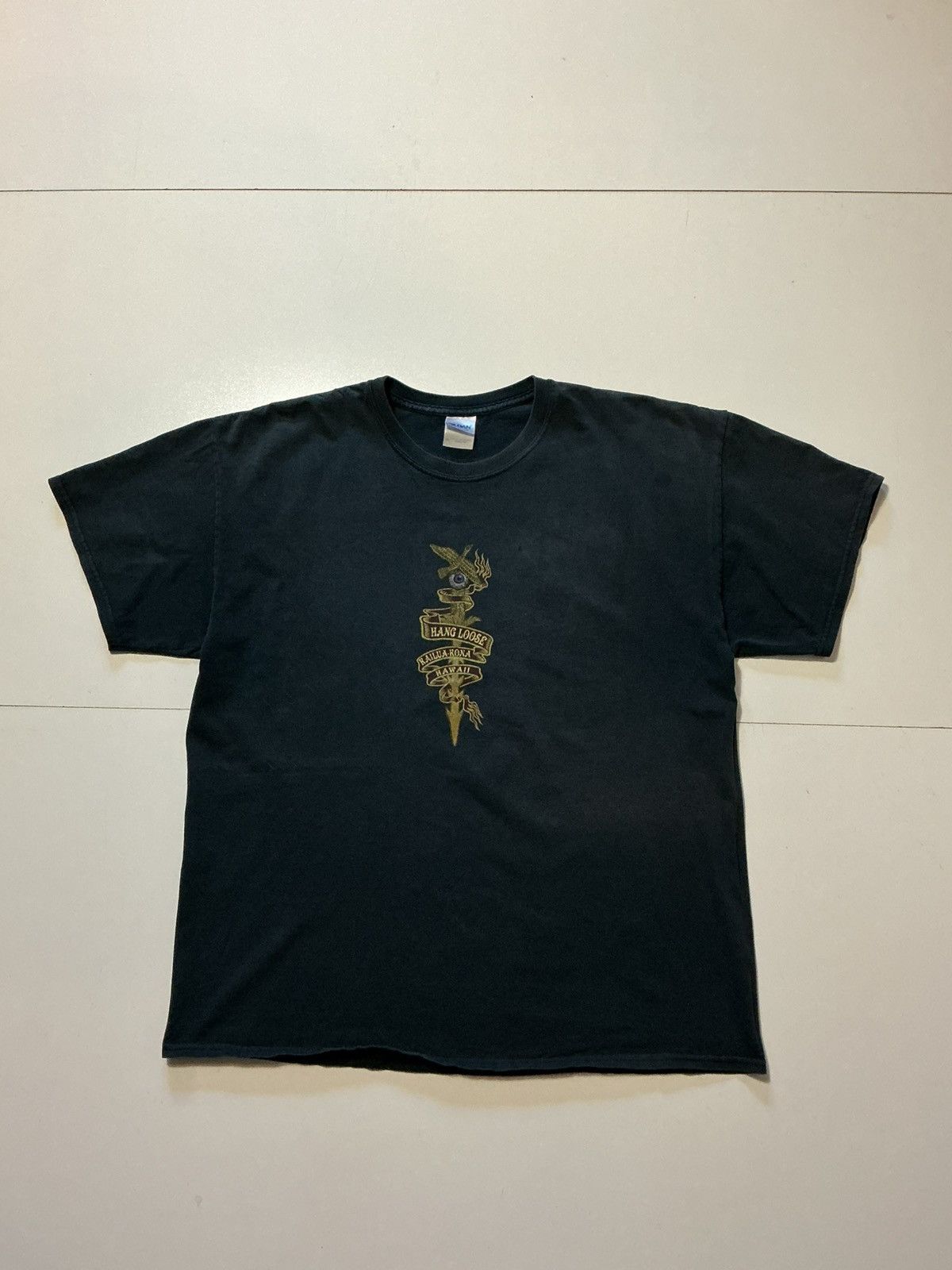 Other Hang Loose Kailua Kona Hawaii Tribal Hand Shaka Eye T-Shirt Size US XL / EU 56 / 4 - 2 Thumbnail