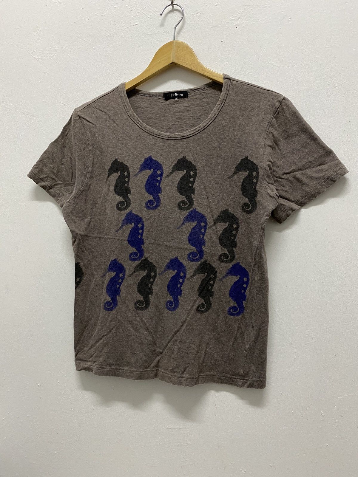 Yohji Yamamoto Yohji Yamamoto Y’s for Living Sea Horse Print Size US M / EU 48-50 / 2 - 2 Thumbnail