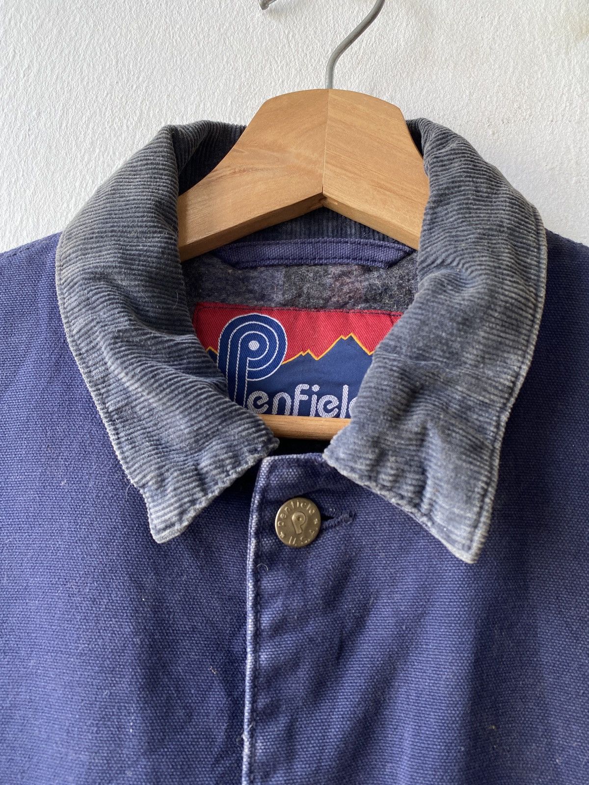 Penfield × Vintage Vintage 90s Penfield Chore Jacket Lining Workwear Size US L / EU 52-54 / 3 - 16 Thumbnail