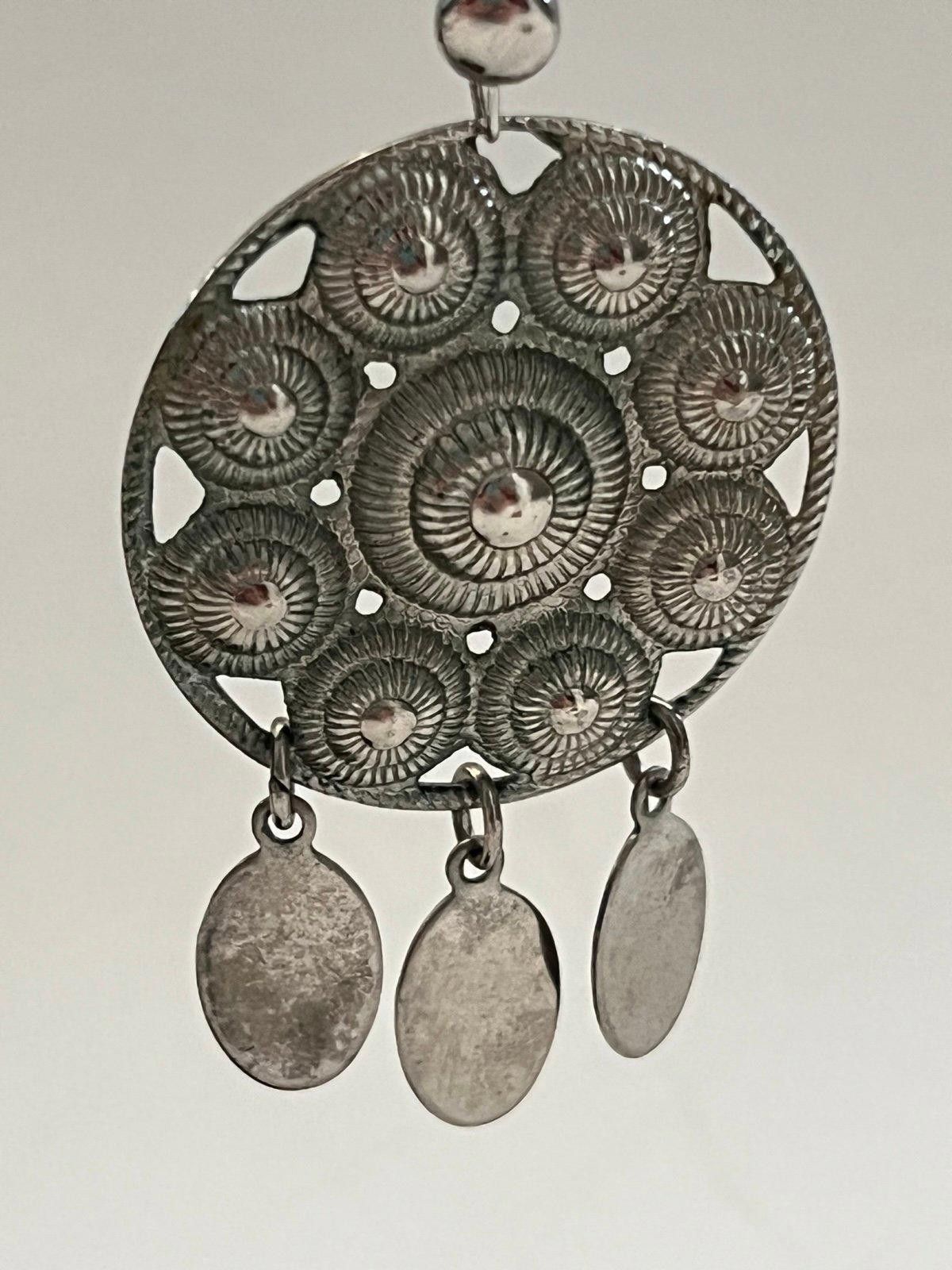 Other HANDMADE SILVER BALL DANGLE EARRINGS Size ONE SIZE - 3 Thumbnail