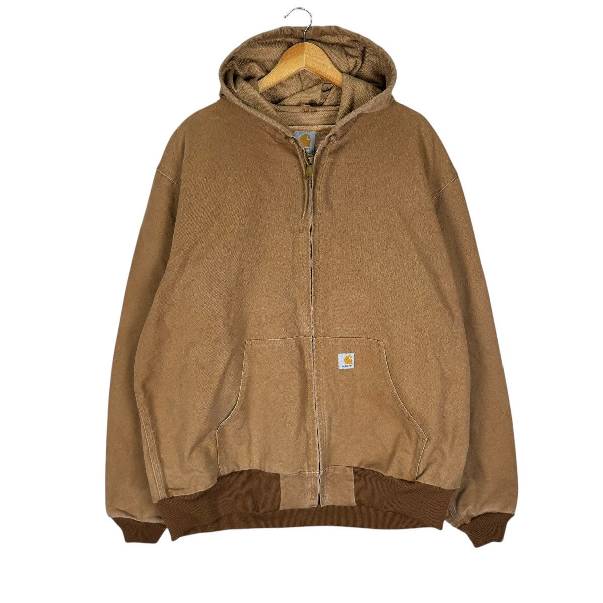 Carhartt × Carhartt Wip × Vintage ⚡️CARHARTT HOODIE DUCK CANVAS ZIPPER JACKET Size US XXL / EU 58 / 5 - 1 Thumbnail