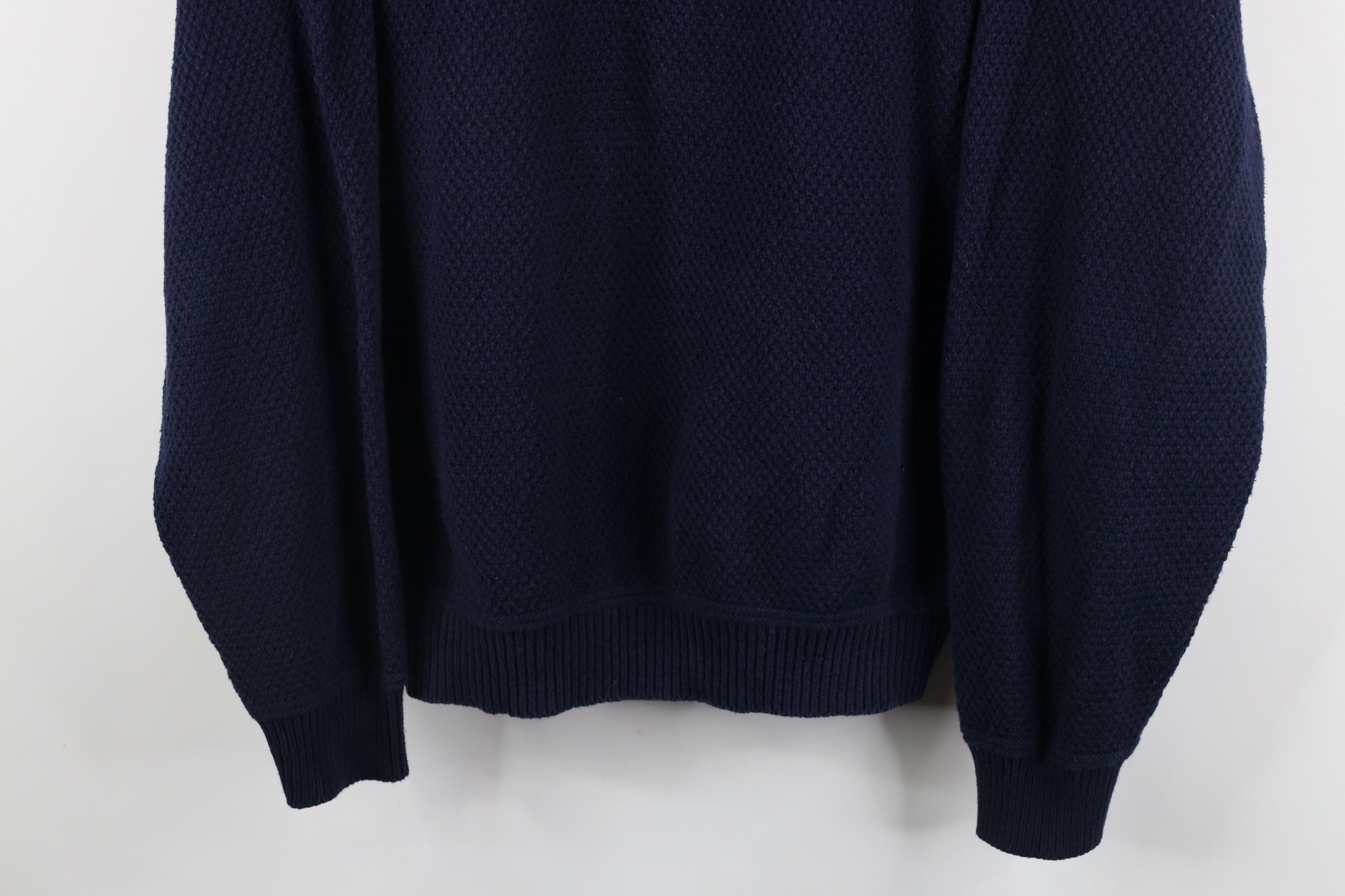 Vintage Vintage 90s Streetwear Ribbed Knit Golf Golfing Sweater Size US XXL / EU 58 / 5 - 3 Thumbnail