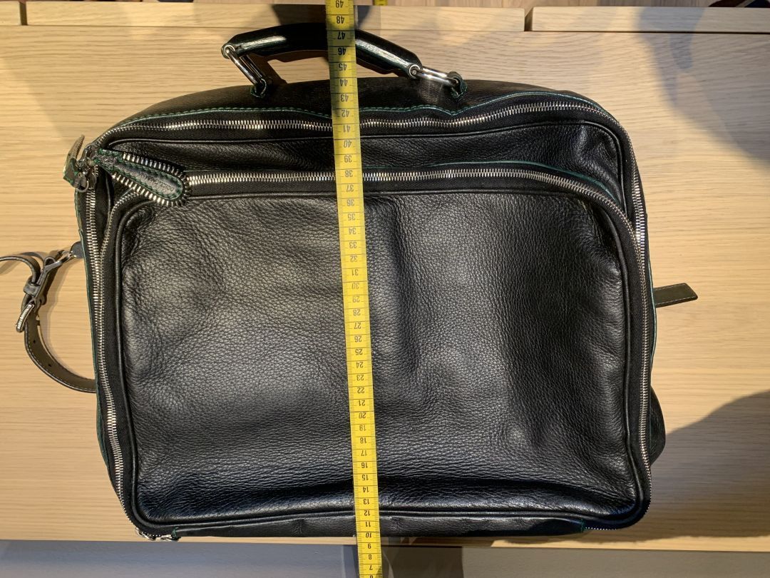 Dolce & Gabbana ARCHIVAL Dolce & Gabbana Multi-Zip Leather Work Bag Size ONE SIZE - 6 Thumbnail