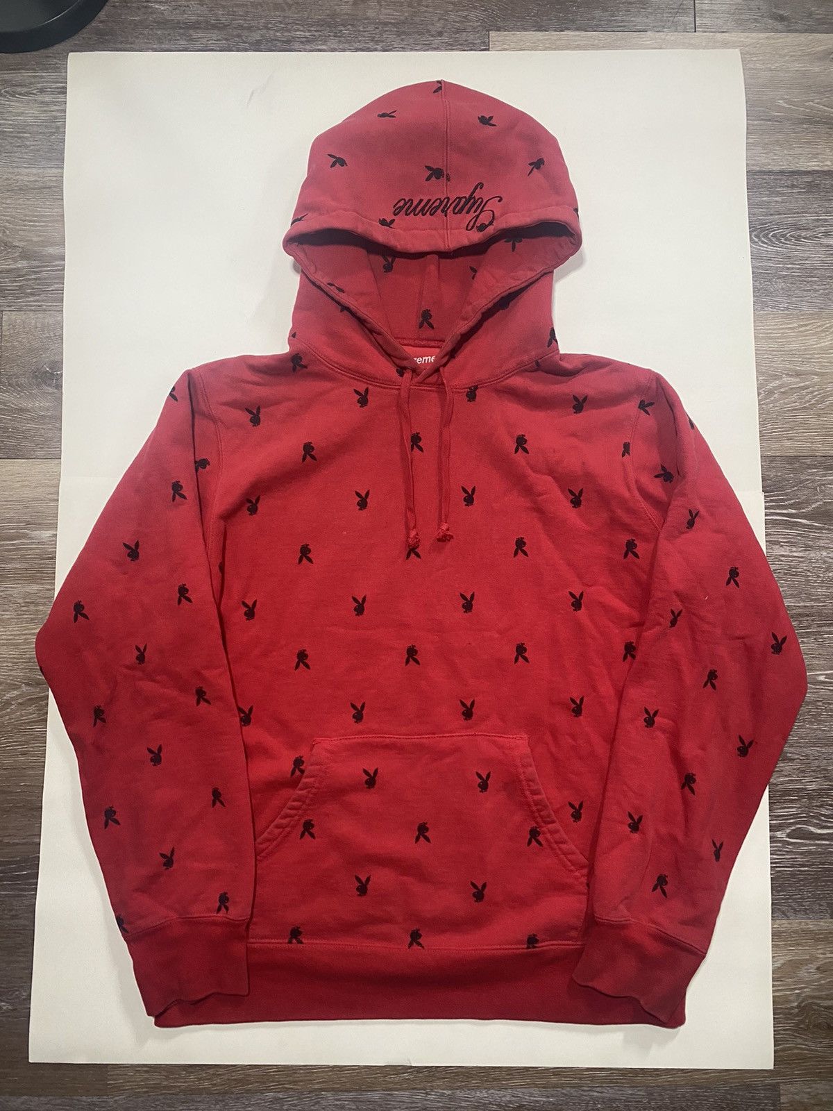 Supreme *RARE* Supreme Playboy Hooded Sweatshirt FW15 in Medium Size US M / EU 48-50 / 2 - 11 Thumbnail