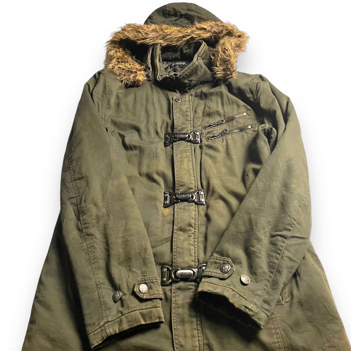 If Six Was Nine × In The Attic × Le Grande Bleu (L.G.B.) 🇯🇵 IN THE ATTIC FUR HOODIE PARKA JACKET Size US L / EU 52-54 / 3 - 5 Thumbnail