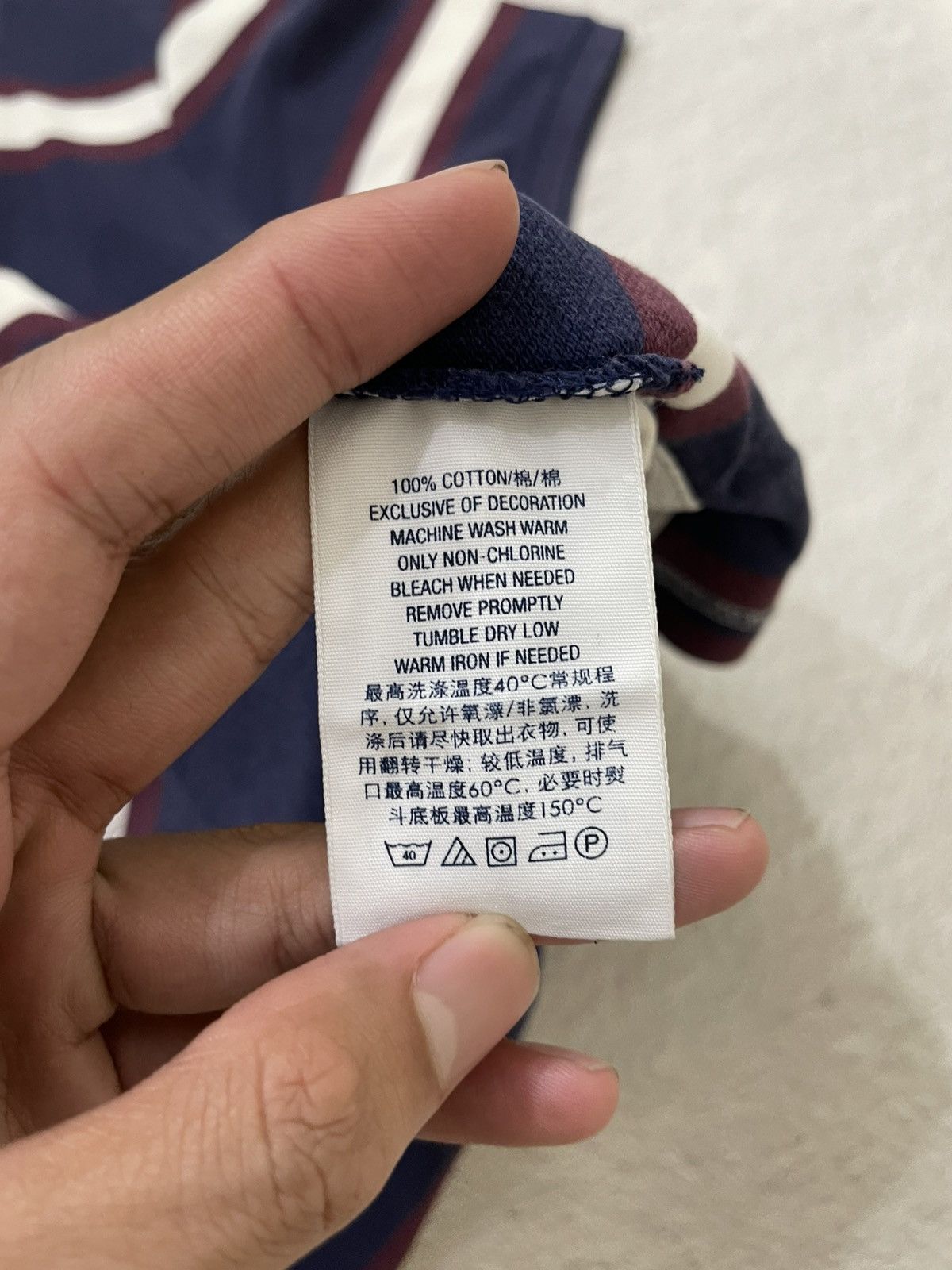 RRL Ralph Lauren 2000s Polo RRL Vintage Stripped Rugby Navy & White Hysteric Size M / US 6-8 / IT 42-44 - 7 Thumbnail