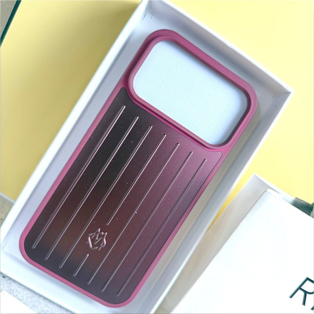 Rimowa Aluminum Metal Iphone 17 Pro Case Style Plum Color, Men's — image 6 of 6