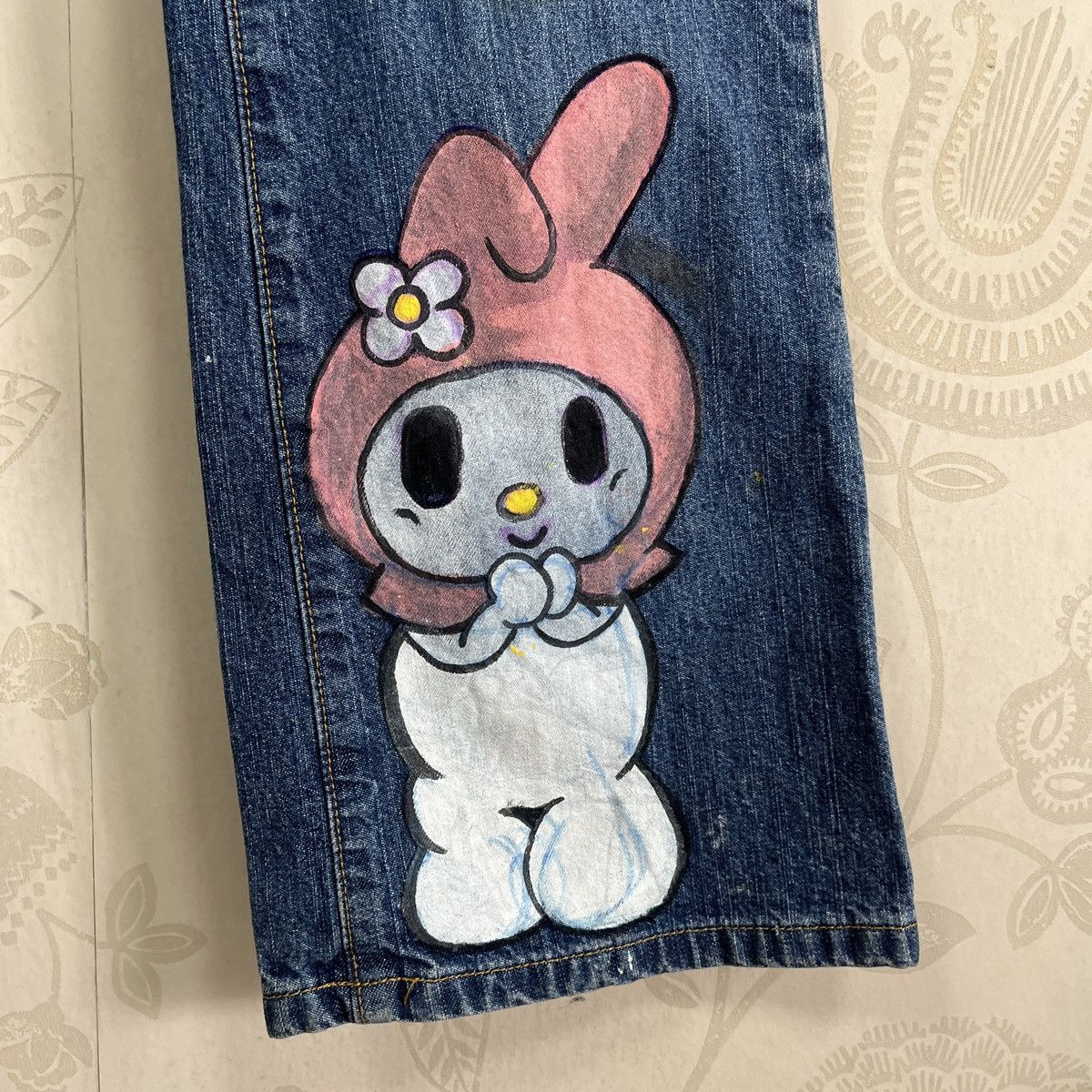 Polo Ralph Lauren × Ralph Lauren Ralph Lauren Boot Cut Denim Jeans Anime Paints Size US 34 / EU 50 - 11 Thumbnail