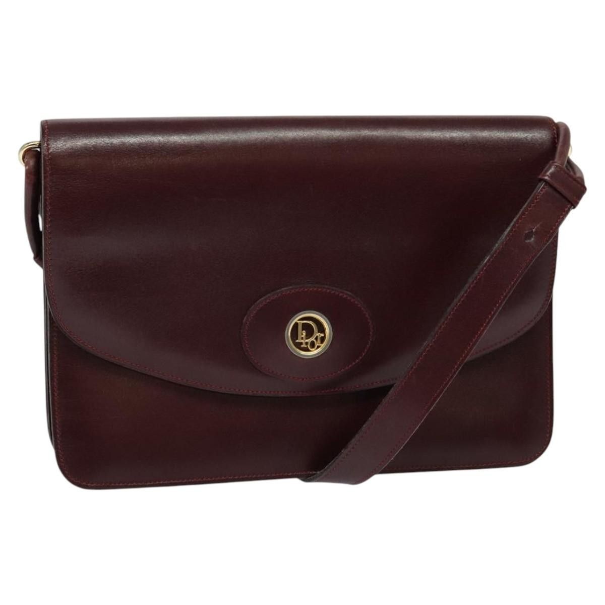 Dior Christian Dior Flap Shoulder Bag Leather Size ONE SIZE - 1 Thumbnail