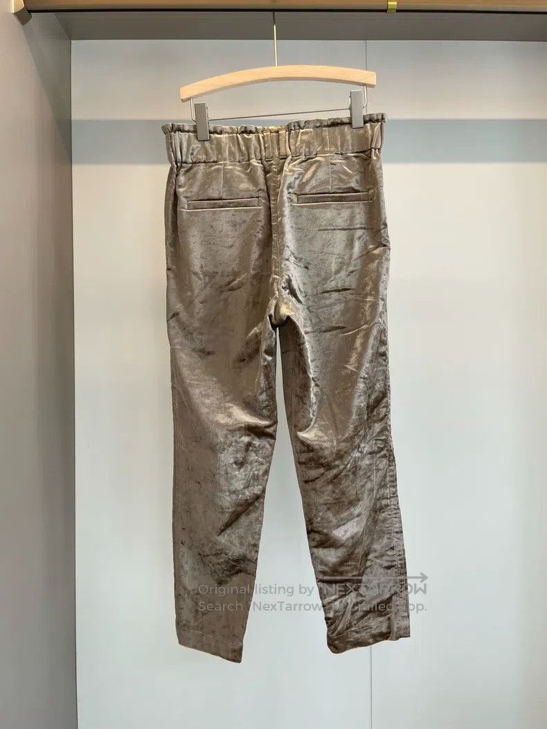 Brunello Cucinelli Brunello Cucinelli Iridescent Velvet Casual Trousers Size 27" / US 4 / IT 40 - 2 Thumbnail
