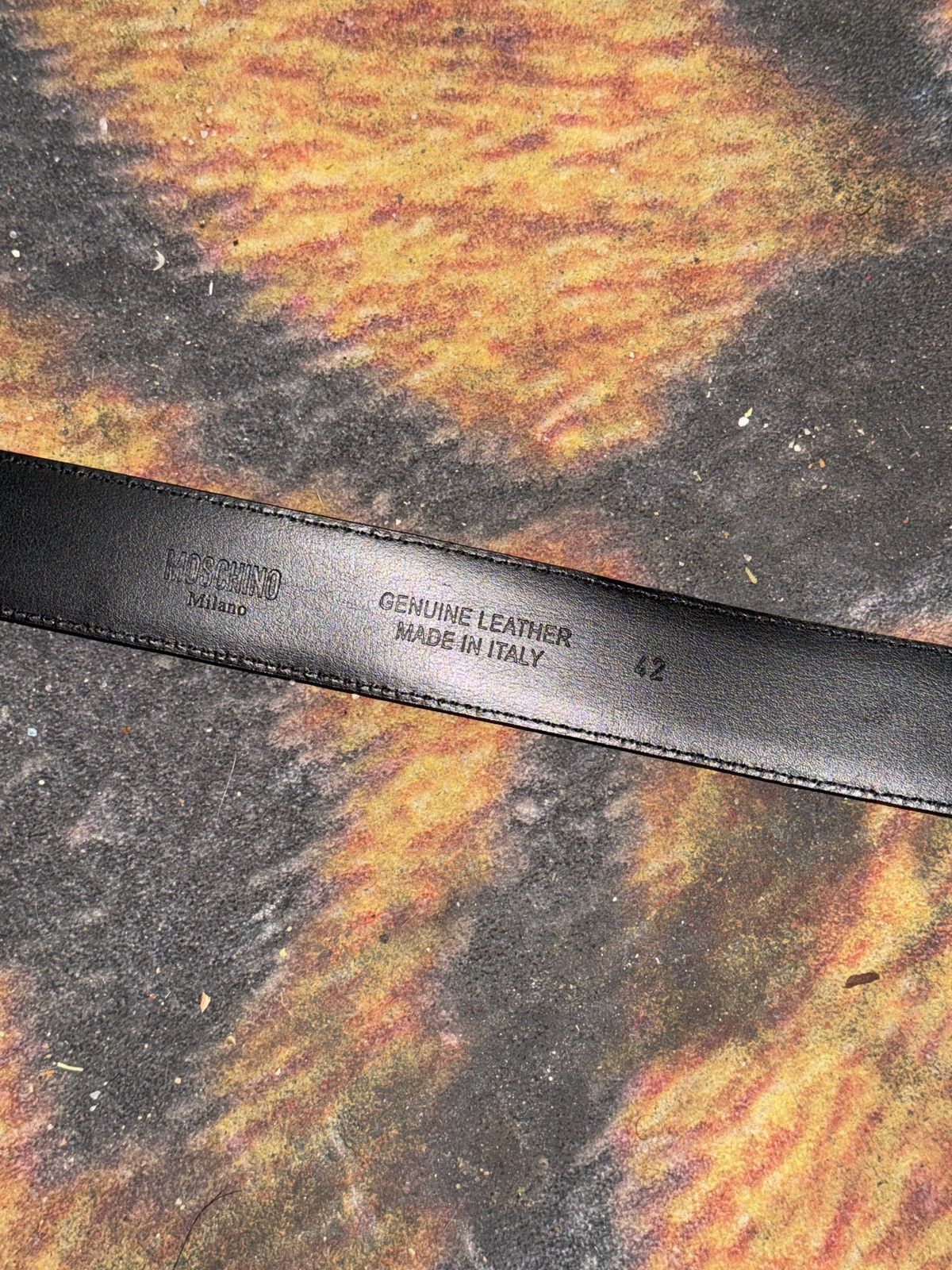 Moschino Moschino belt black/gold Woman’s Size ONE SIZE - 5 Thumbnail