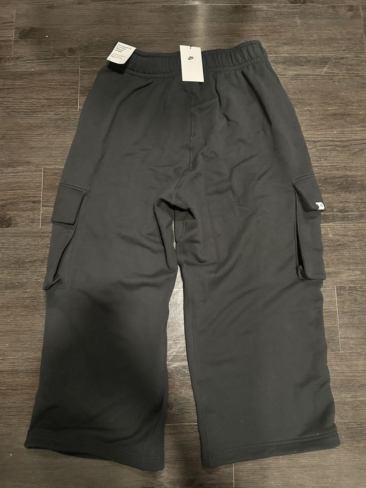 Nike Nike Black Cargo Sweatpants Low Rise Size 27" / US 4 / IT 40 - 3 Thumbnail