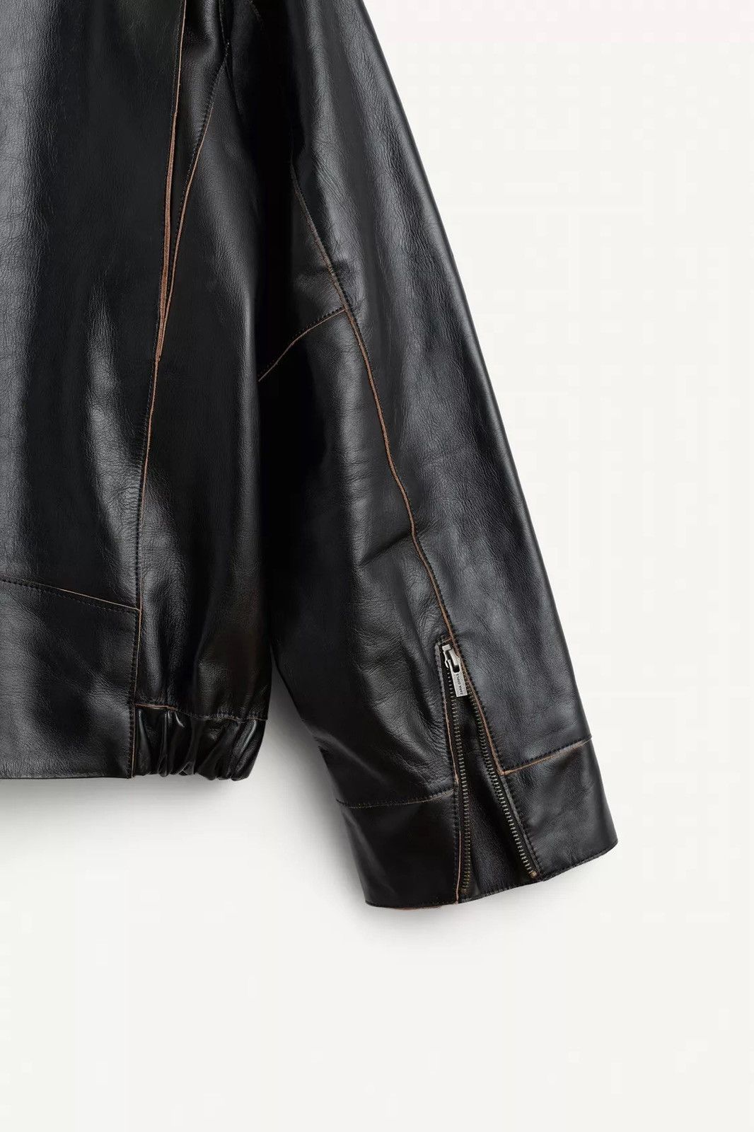 Zara LTHR BKR JKTC Size US S / EU 44-46 / 1 - 7 Thumbnail