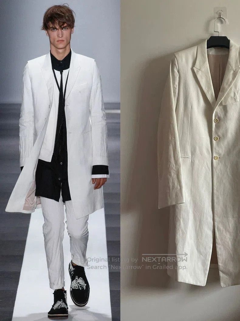 Ann Demeulemeester Ann Demeulemeester S/S15 White Trench. Size US XXS / EU 40 - 1 Thumbnail