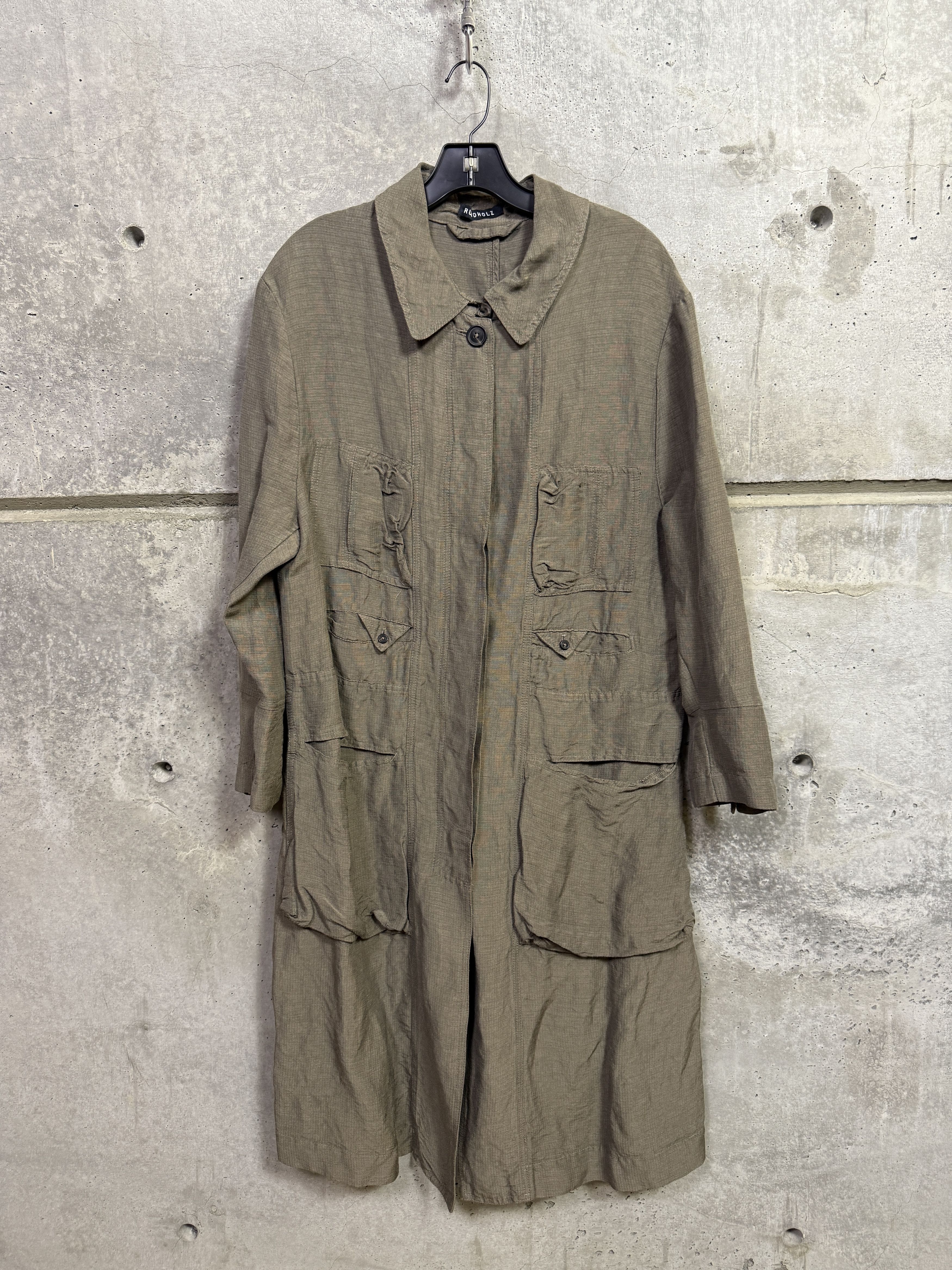 Rundholz Rundholz Linen Blend Coat Size S / US 4 / IT 40 - 1 Thumbnail