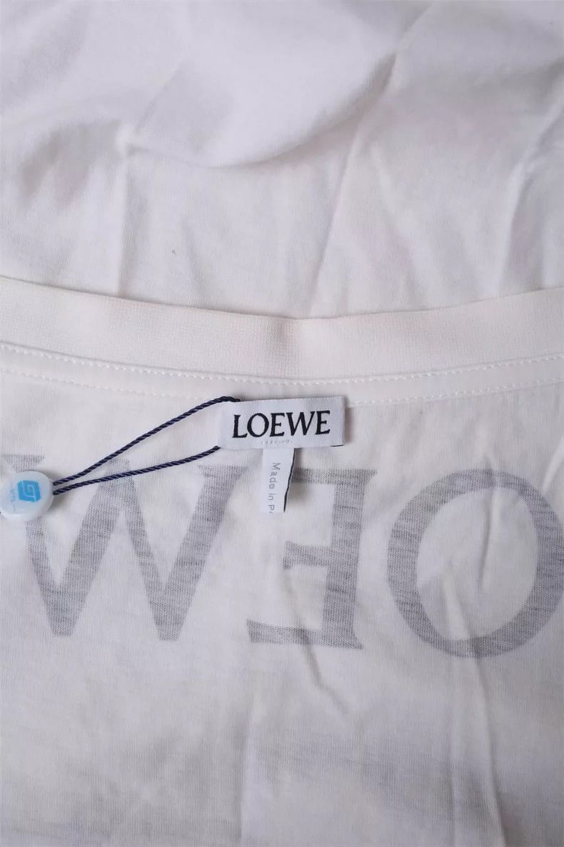Loewe LOEWE White jam toast Logo short sleeve T-shirt Size M / US 6-8 / IT 42-44 - 7 Thumbnail