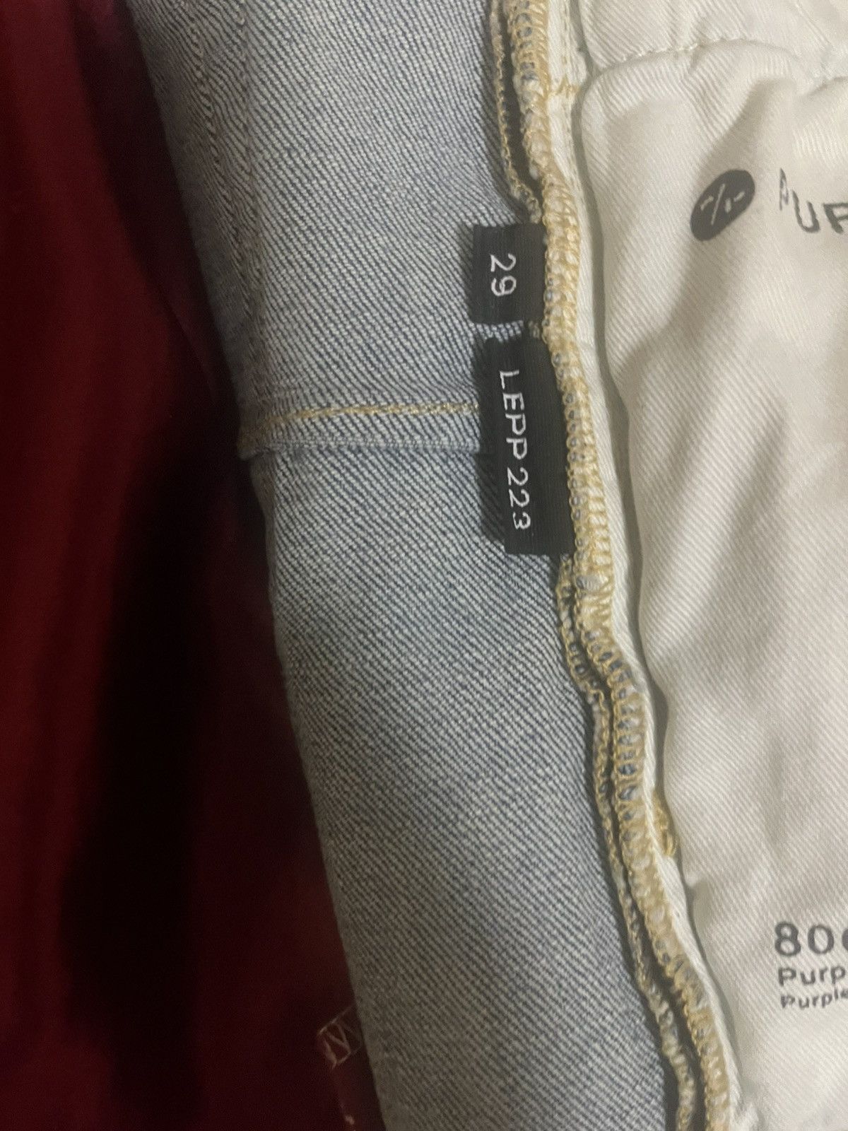 Purple Brand STYLE NO. P001 Size US 29 - 10 Thumbnail