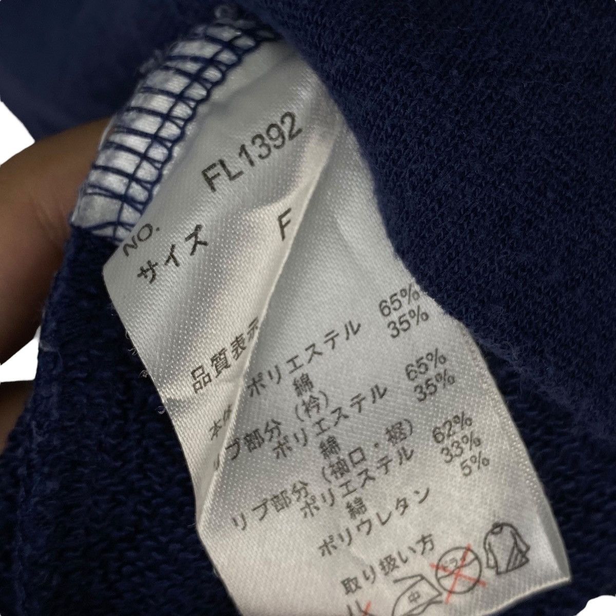 Fila × Vintage Vintage Fila Printed Logo Navy Blue Pullover Jumper Size S Size US S / EU 44-46 / 1 - 6 Thumbnail