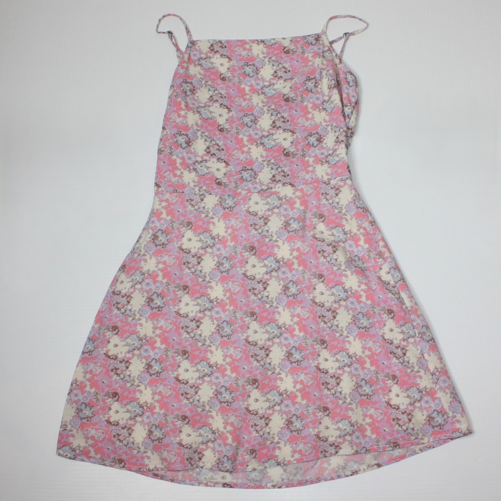 Other Abound Square Neck Printed Pink Mini Dress in Flower Haze Size XS / US 0-2 / IT 36-38 - 7 Thumbnail