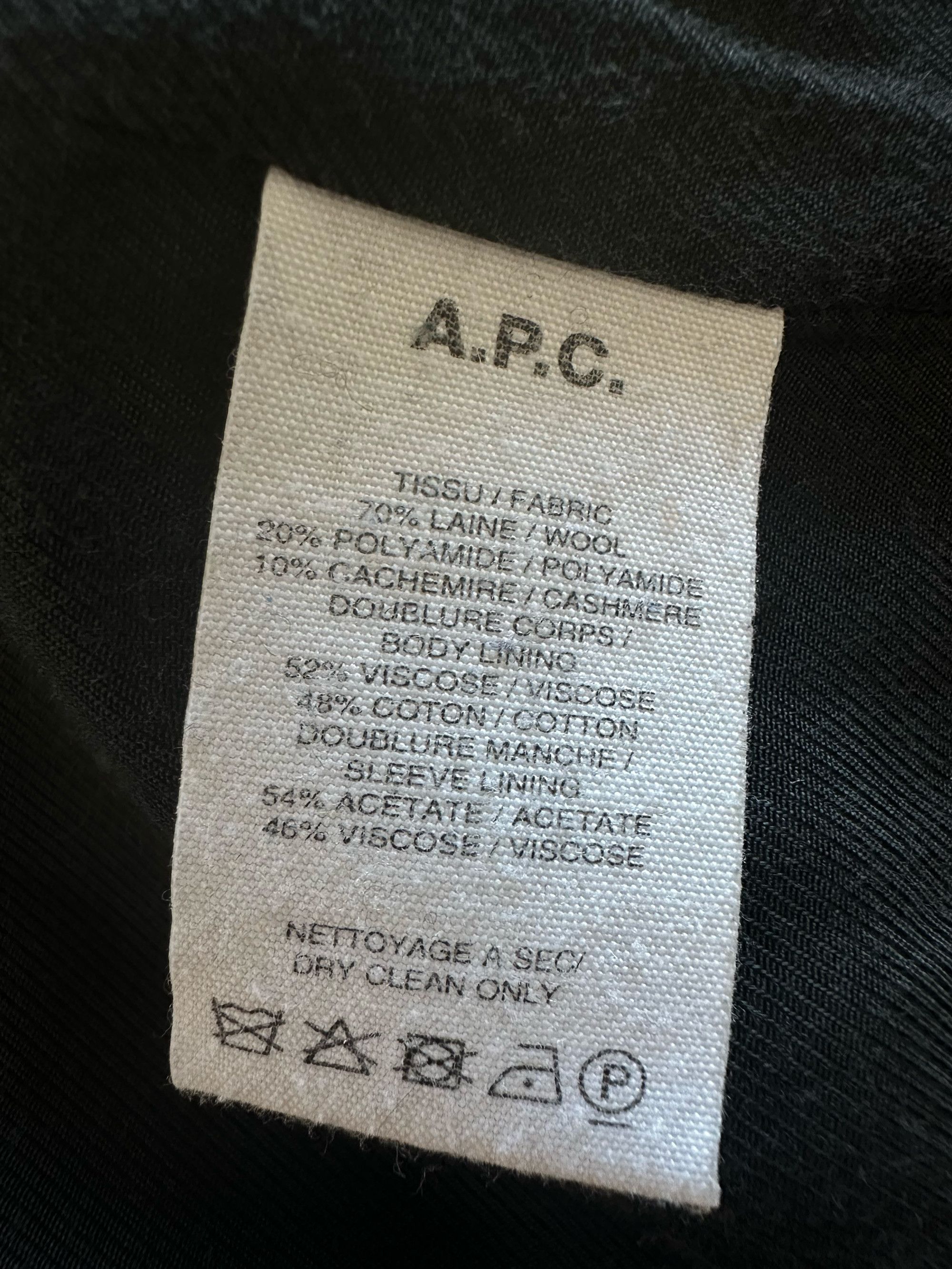 A.P.C. A.P.C. MEN - Visconti Coat Size US XL / EU 56 / 4 - 4 Thumbnail