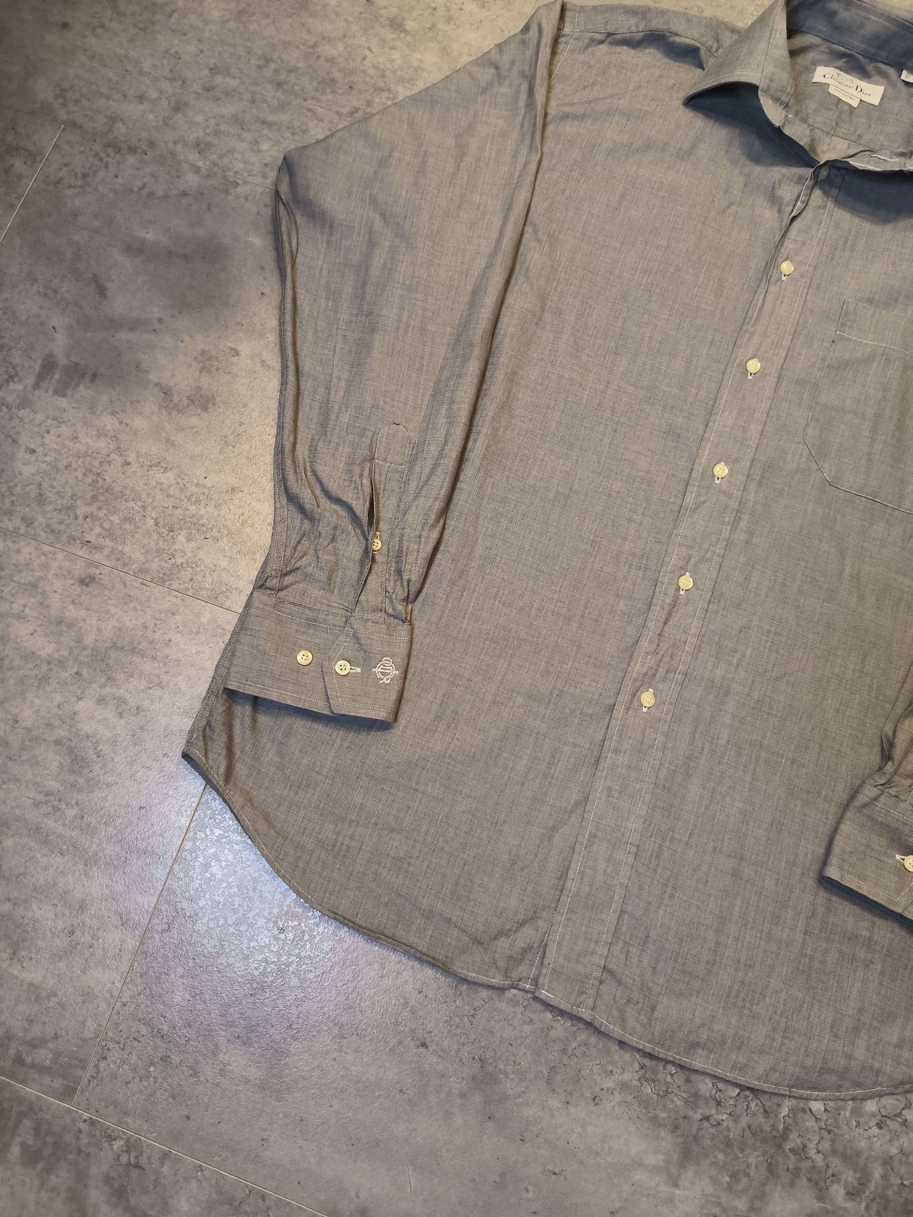 Dior Christian Dior Shirt Button Up Sleeve Logo Size US L / EU 52-54 / 3 - 5 Thumbnail