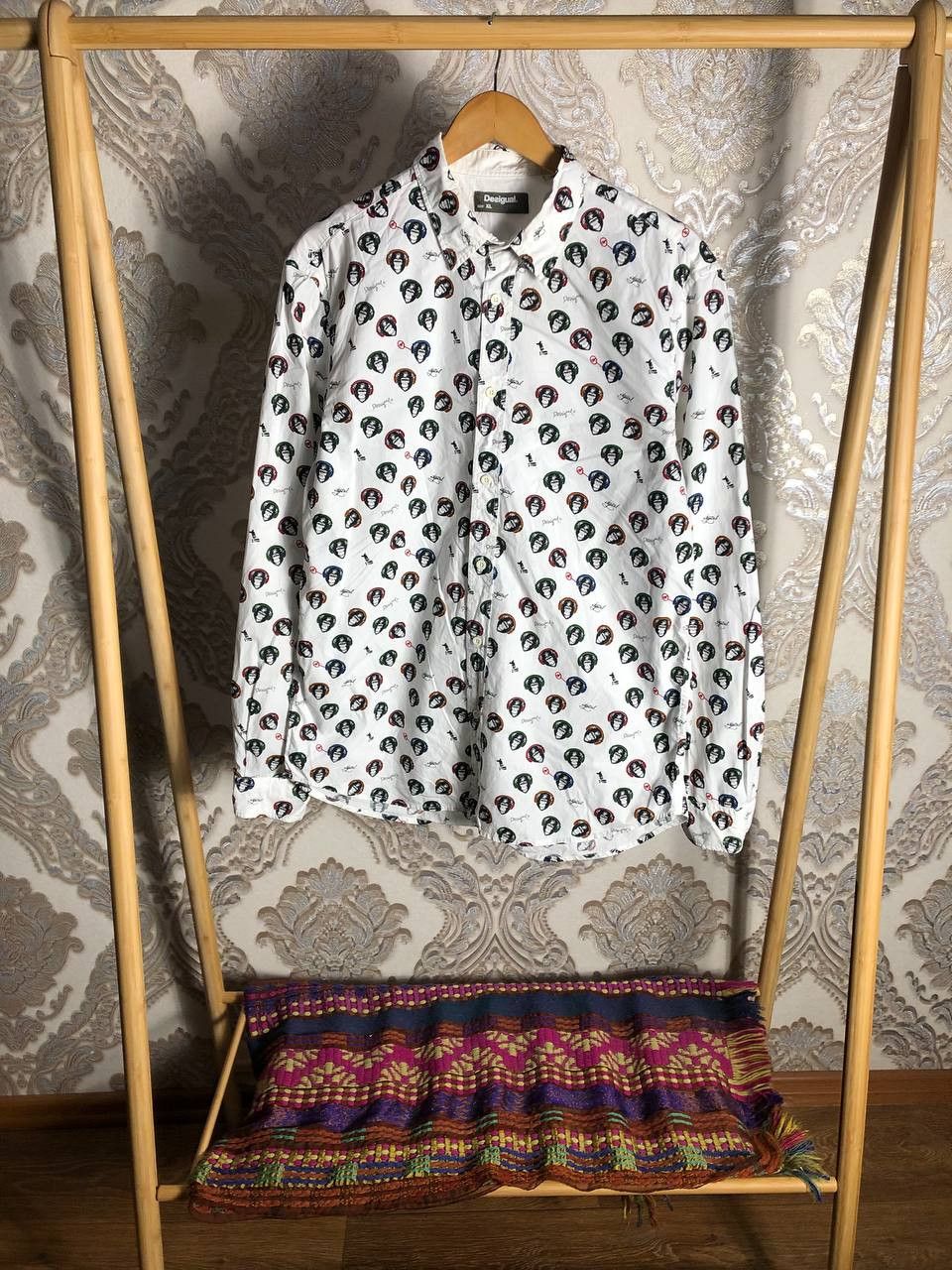 Desigual Vintage Desigual Italian Designer Monkey Monogram Y2K Size US XL / EU 56 / 4 - 3 Thumbnail