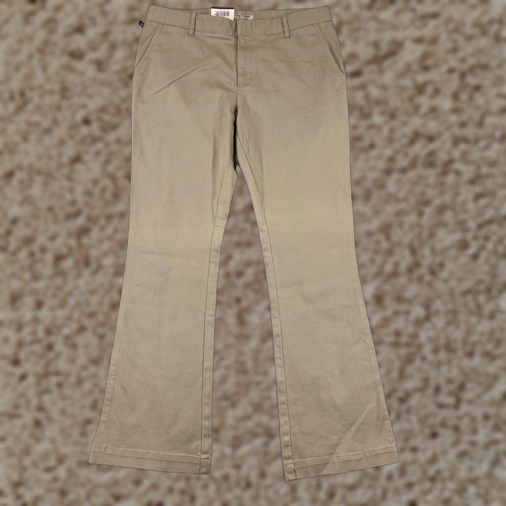 Polo Ralph Lauren Polo Ralph Lauren Women's Pants Size 14 Beige Twill Bootcut Stretch Jeans Size 36" / US 14 / IT 50 - 1 Thumbnail