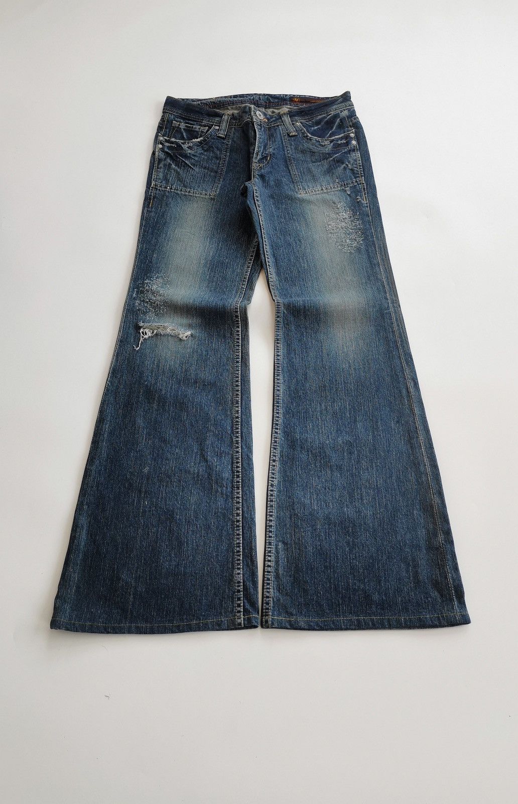 Levi's Flare Bootcut Brappers Lady Vintage Denim Jeans Size 30" / US 8 / IT 44 - 1 Thumbnail