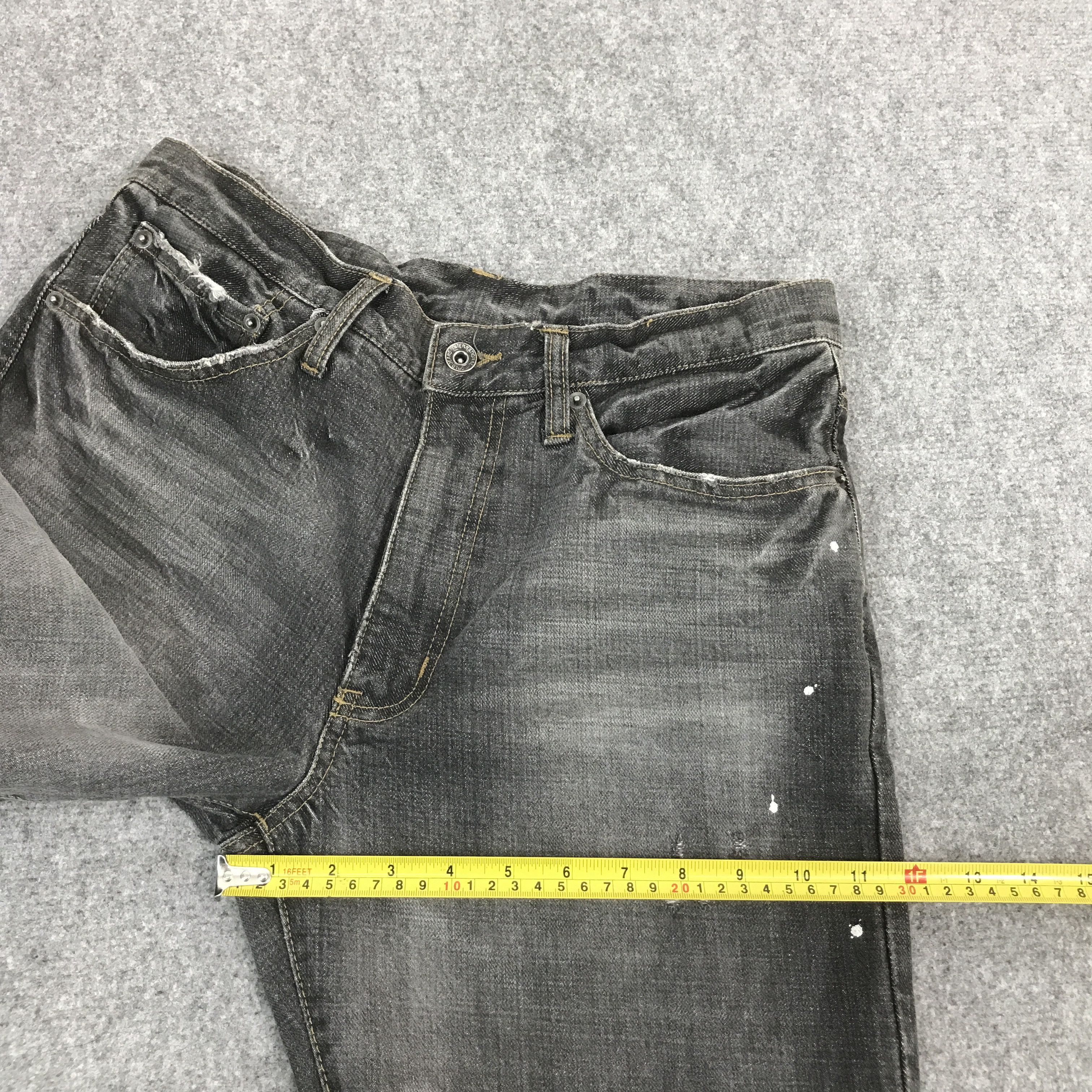 Japanese Brand BOOTCUT BLACK FADED DENIM JAPANESE BRAND PANTS Size US 31 - 10 Thumbnail