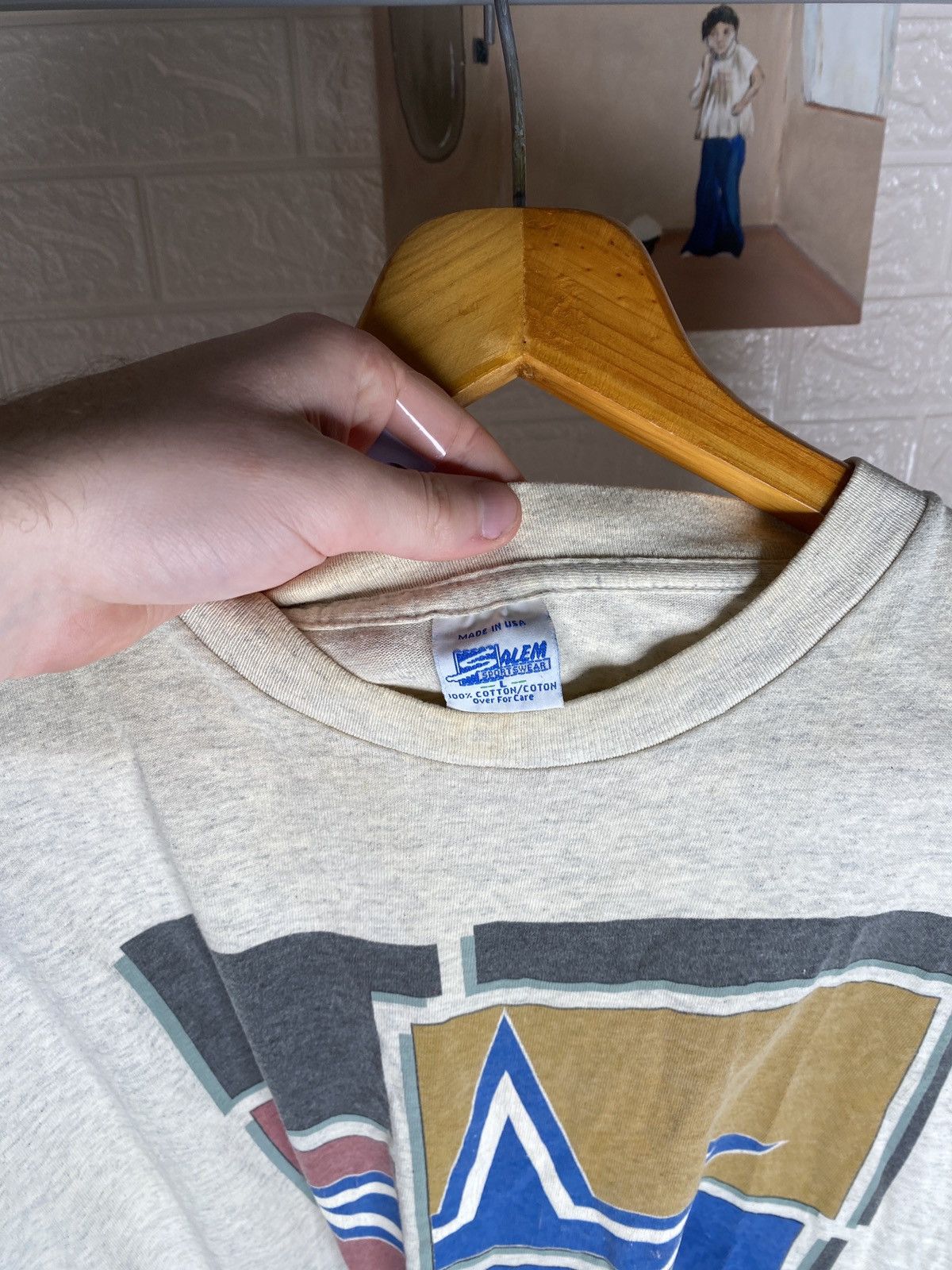 Salem Sportswear Vintage Salem 94 Dallas Cowboys NFL Football USA Souvenir Size US XL / EU 56 / 4 - 4 Thumbnail