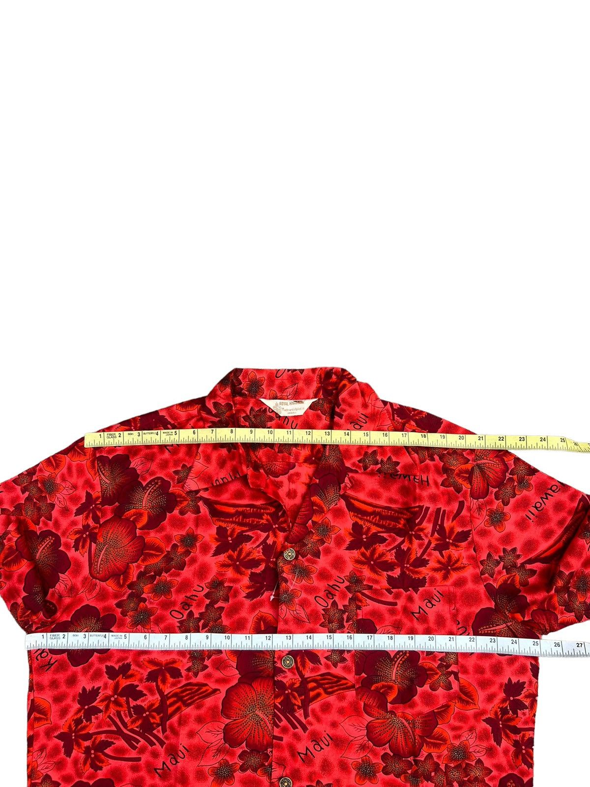 Vintage RARE! Vintage 1960s Royal Hawaiian shirt Aloha Wear Size US XL / EU 56 / 4 - 3 Thumbnail