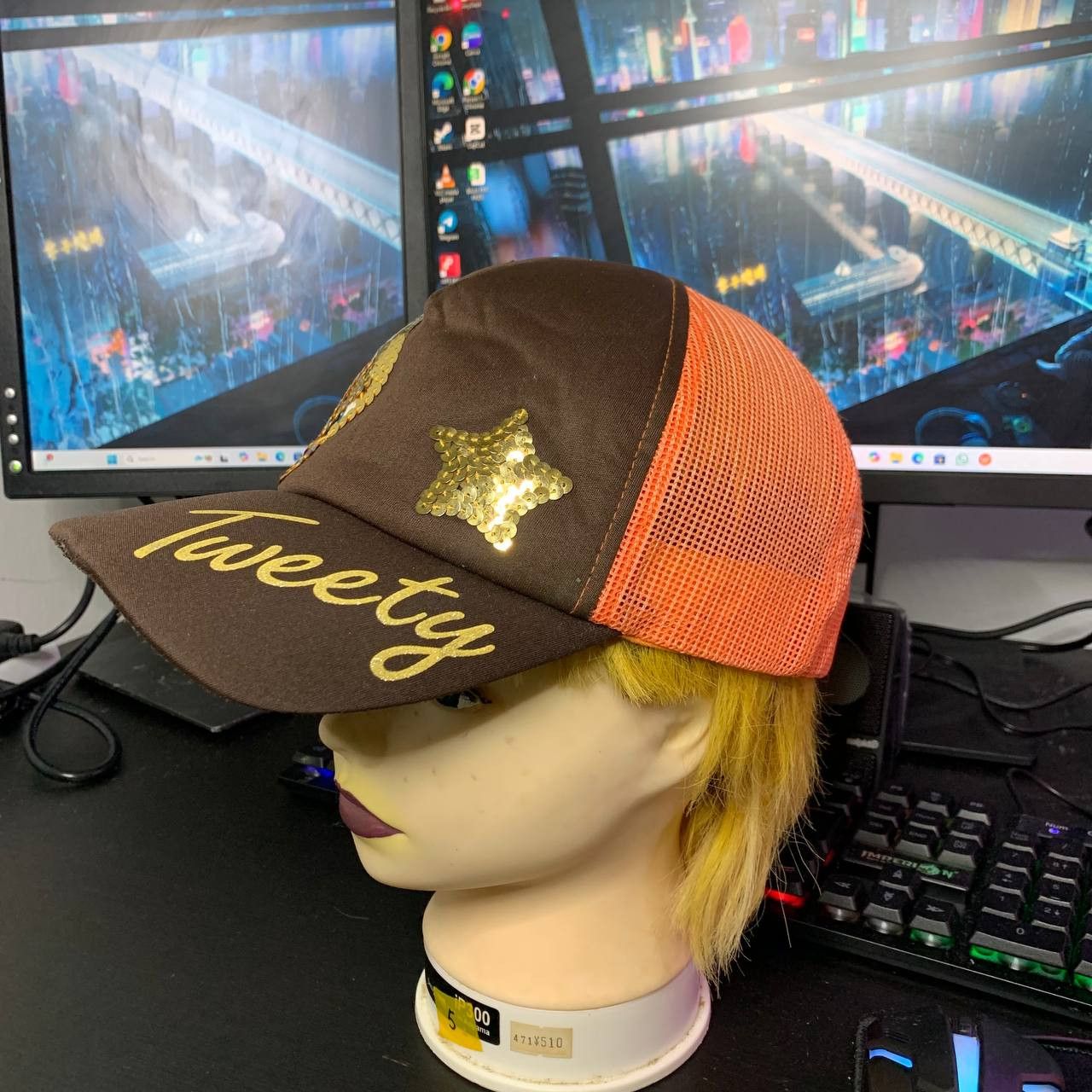 Vintage × Warner Bros VINTAGE LOONEY TONES TRUCKER HAT Size ONE SIZE - 2 Thumbnail