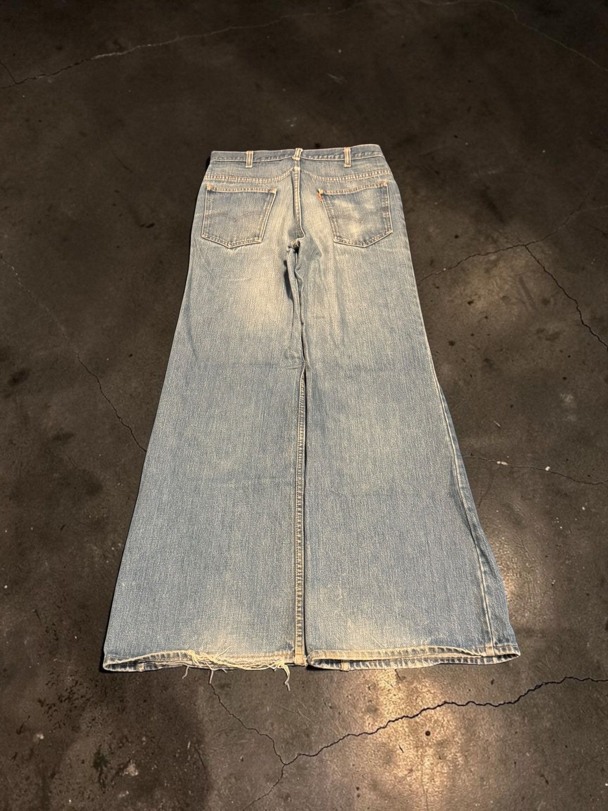 Levi's 70's Orange Tab Vintage Flared Blue Levi's Size US 31 - 4 Thumbnail