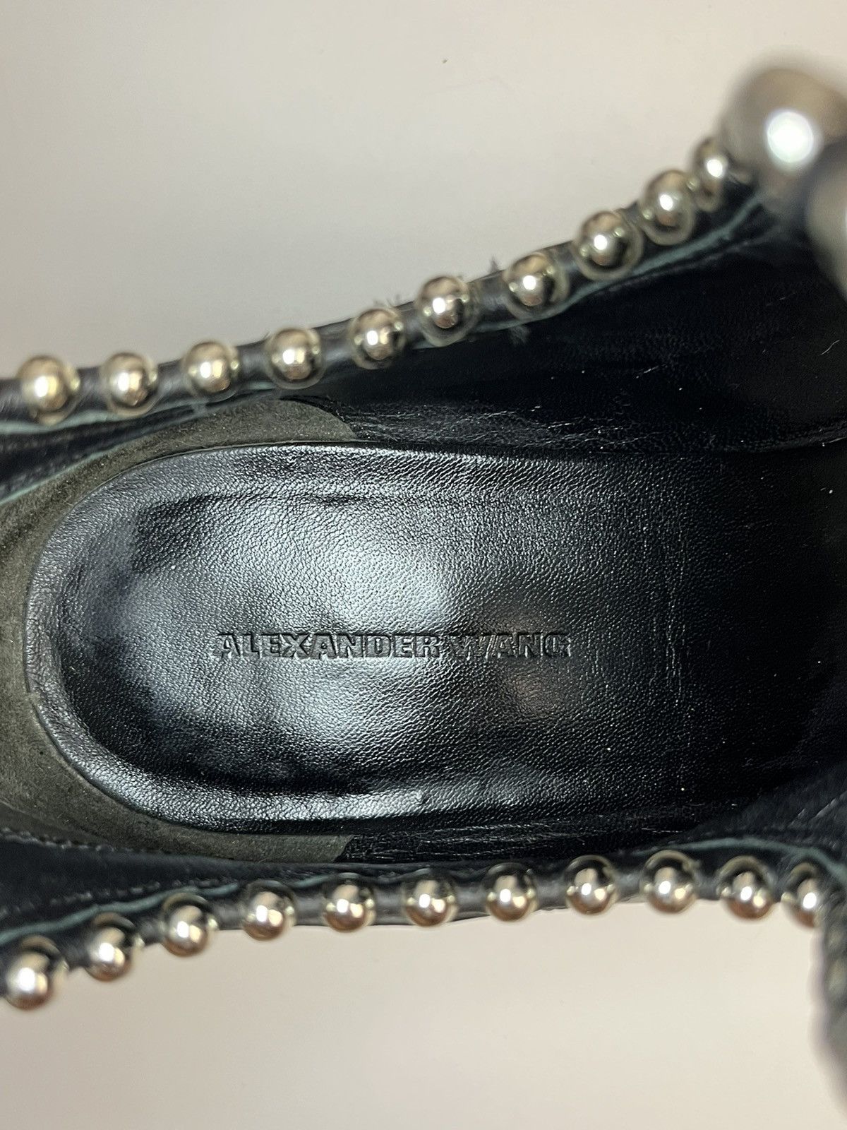 Alexander Wang Alexander Wang Studded Kori Cutout Heel Leather Ankle Boots Size US 8 / IT 38 - 5 Thumbnail