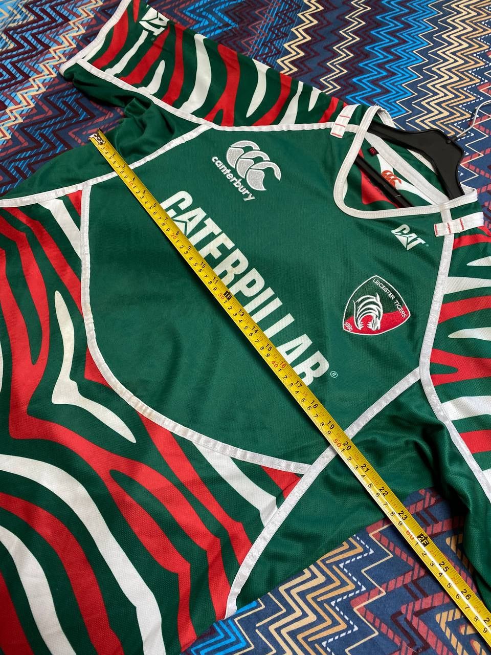 Canterbury of New Zealand Leicester Tigers Home Rugby Union Shirt Canterbury Size US XL / EU 56 / 4 - 12 Thumbnail