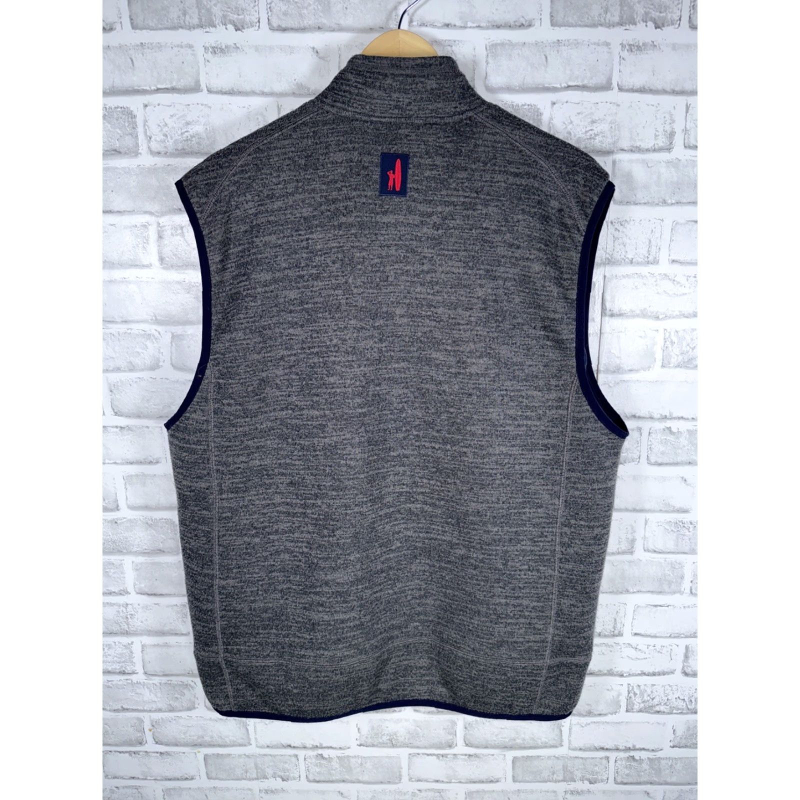 johnnie-O JOHNNIE-O Vest Mens XL Gray West Coast Prep Los Angeles Angels Size US XL / EU 56 / 4 - 7 Thumbnail