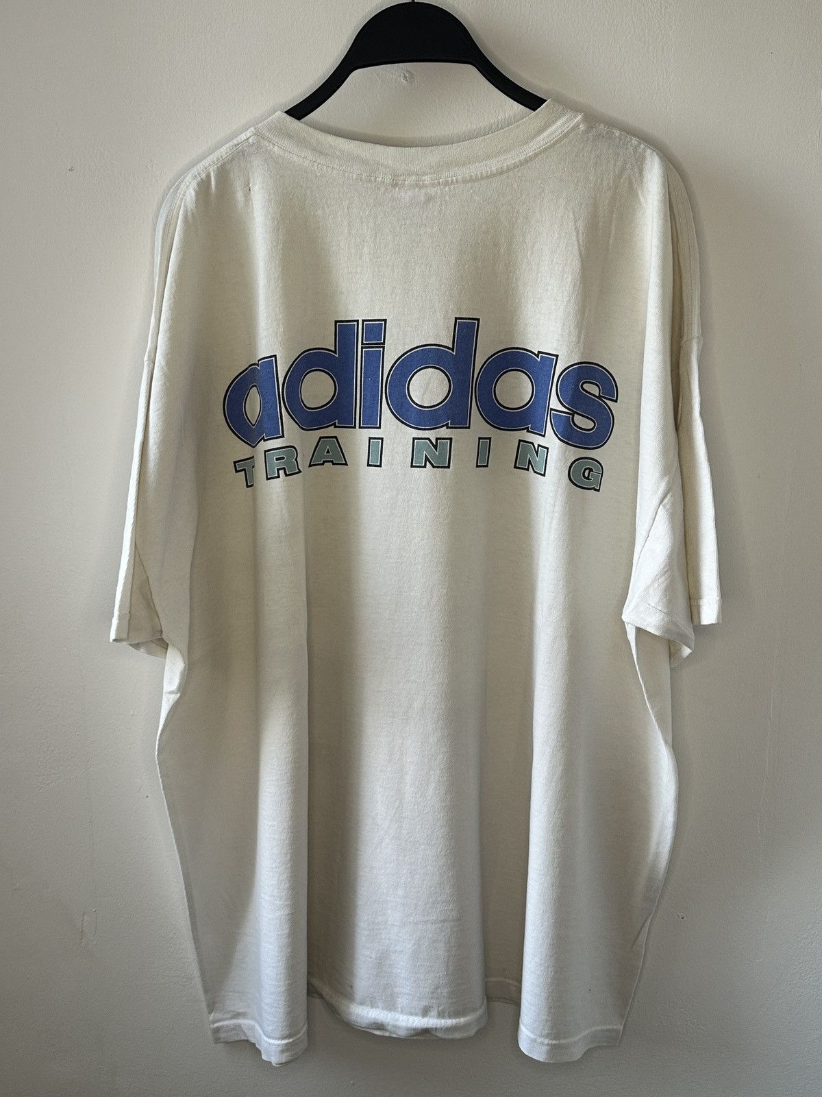 Adidas Vintage 90s Adidas Training Camp T-Shirt - Boxy Fit Size US XL / EU 56 / 4 - 2 Thumbnail